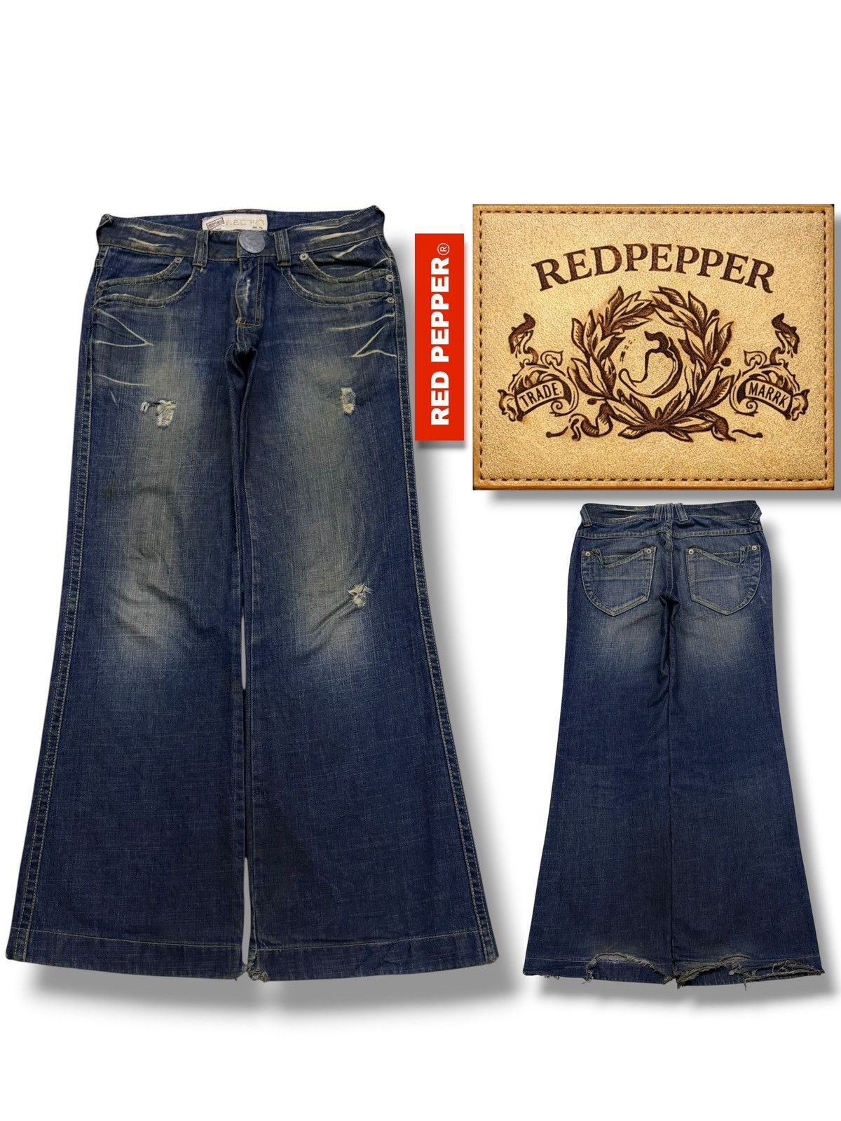 Japanese Brand Vintage Y2K REDPEPPER Vintage Series 1971 | Bell Bottom W31 Size US 31 - 1 Thumbnail