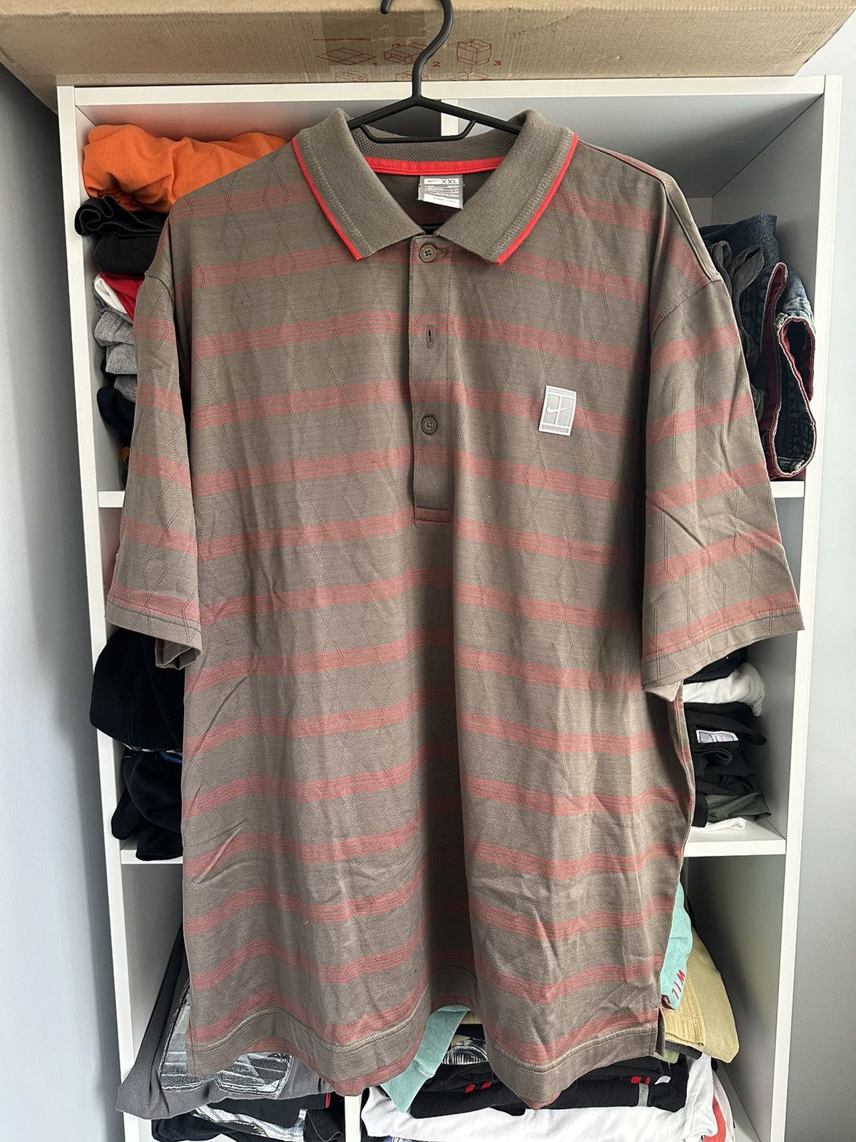 Nike 🔥VINTAGE NIKE COURT POLO T-SHIRT🔥 Size US XXL / EU 58 / 5 - 1 Thumbnail