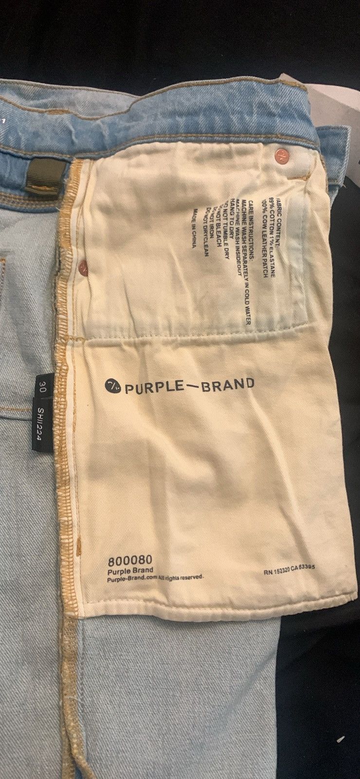 Purple Brand Purple jeans P001 31 Size US 31 - 6 Thumbnail