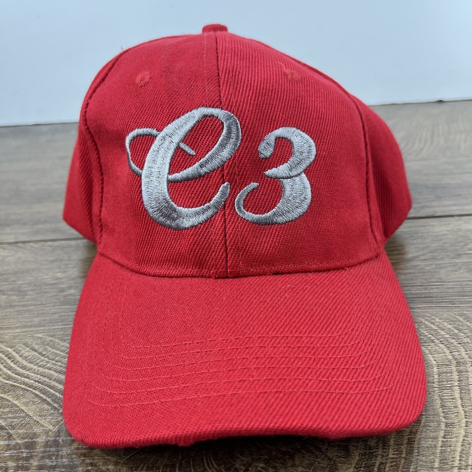 Other E3 Hat e3 Hat Red Adjustable Hat Adult Size Hat Red Cap Size ONE SIZE - 2 Thumbnail