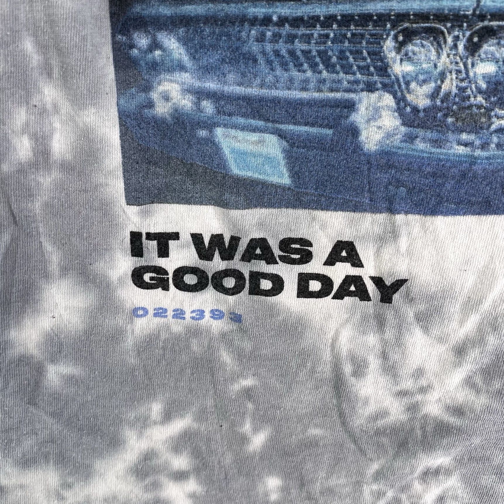 Vintage ICE CUBE Tie-Dye It Was A Good Day T-Shirt Adult L Gray with Logo Cube 90s Hip Hop Music Shirt Mens Regular Crew Neck Short Sleeves Cotton Knit Size US L / EU 52-54 / 3 - 3 Thumbnail