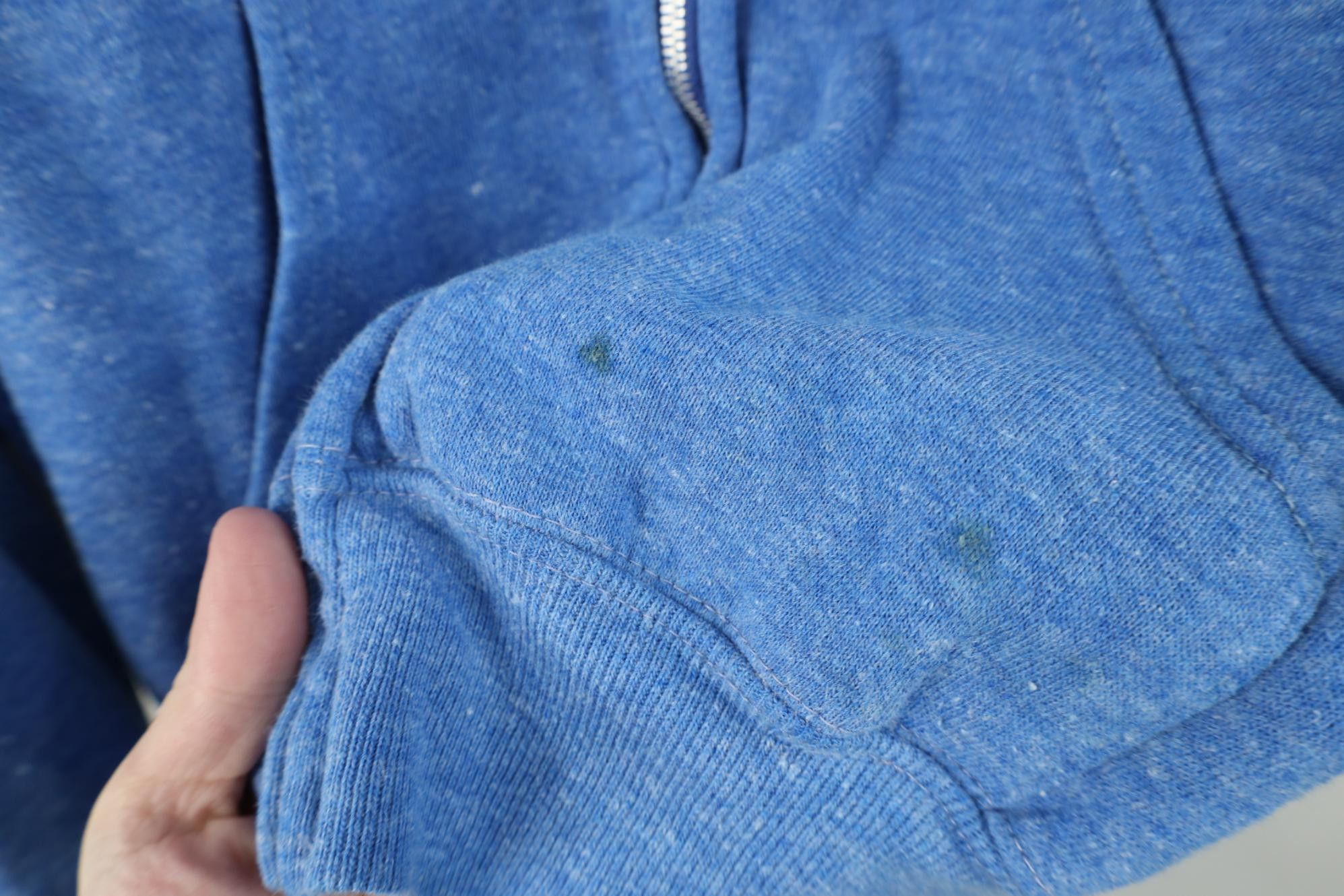 Vintage Vintage 70s Streetwear Full Zip Hoodie Sweatshirt Blue USA Size US M / EU 48-50 / 2 - 4 Thumbnail