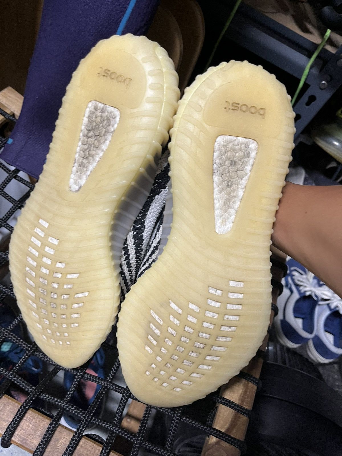 Adidas × Kanye West Adidas Yeezy Boost 350 V2 Zebra, Size 10.5 Mens, Used Size US 10.5 / EU 43-44 - 7 Thumbnail