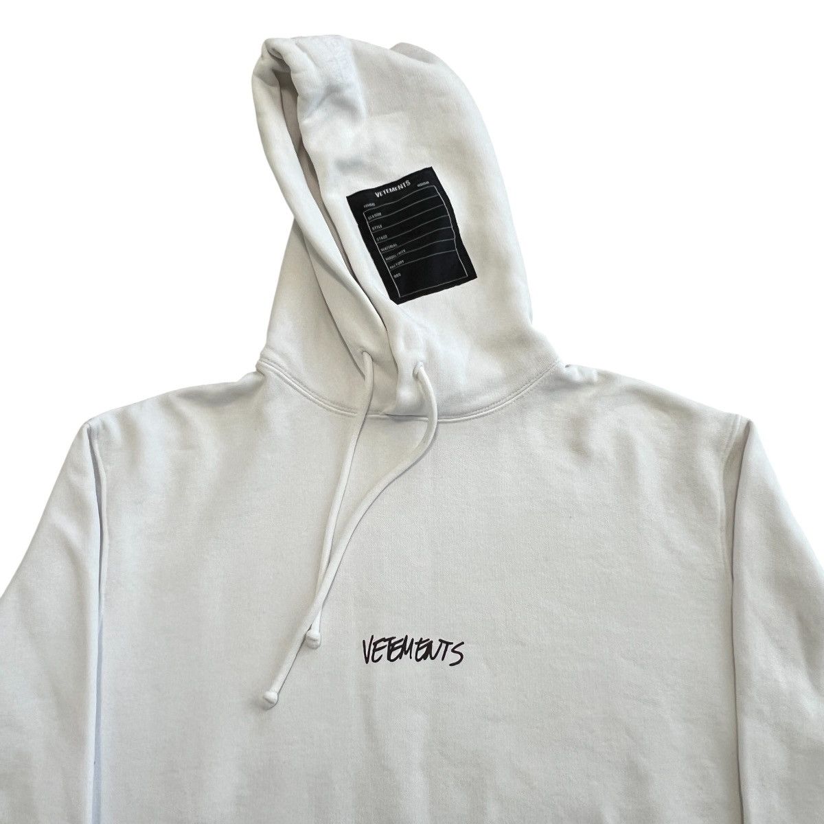 Vetements VETEMENTS 2021AW Handwritten Logo Hoodie Size US S / EU 44-46 / 1 - 2 Thumbnail