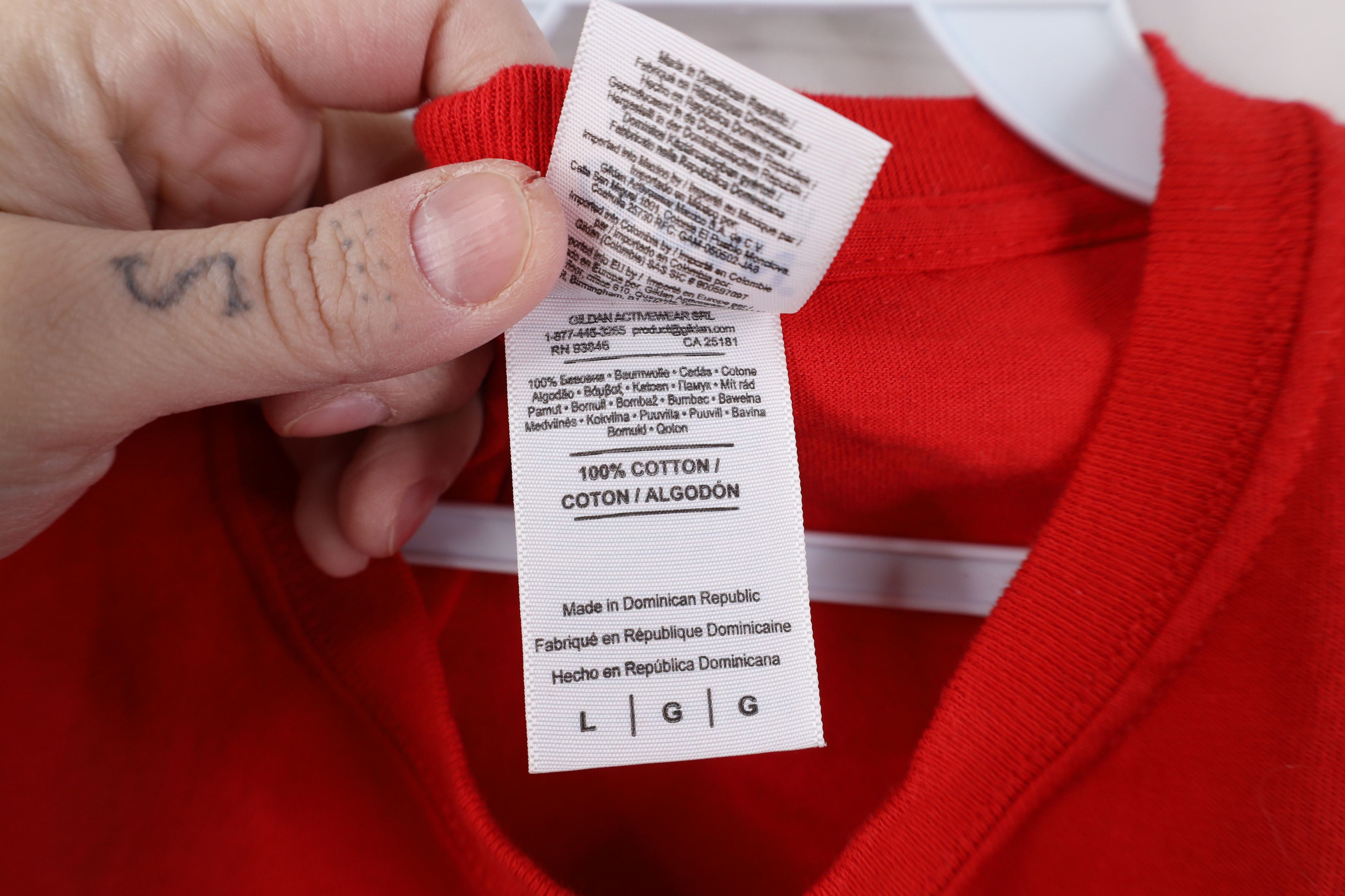 Gildan Vintage Y2K Spell Out NASA Space Short Sleeve T-Shirt Red Size US L / EU 52-54 / 3 - 7 Thumbnail