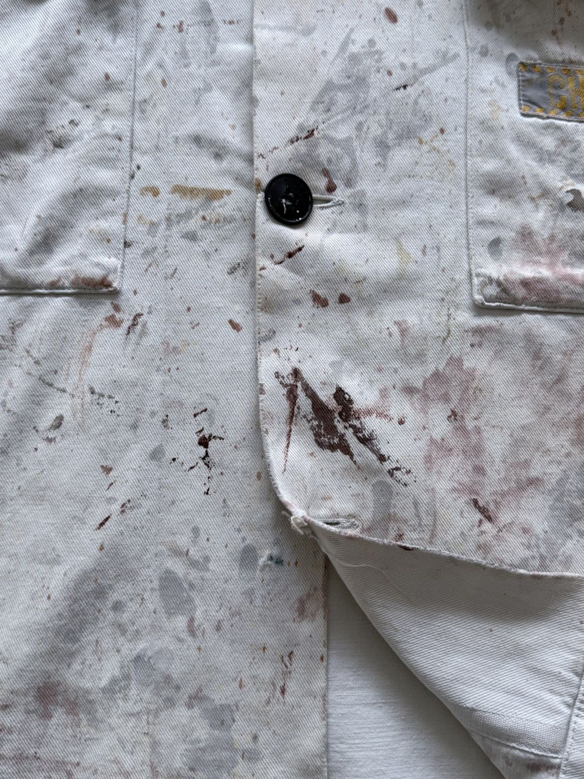 Vetra Vintage 1978 Dated German Thrashed Sanfor Chore Work Jacket Size US L / EU 52-54 / 3 - 8 Thumbnail