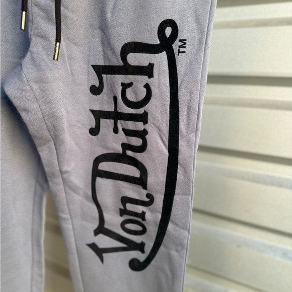Von Dutch NWT VON DUTCH BLUE/GRAY SWEATPANTS SZ LARGE L Size US 32 / EU 48 - 3 Thumbnail