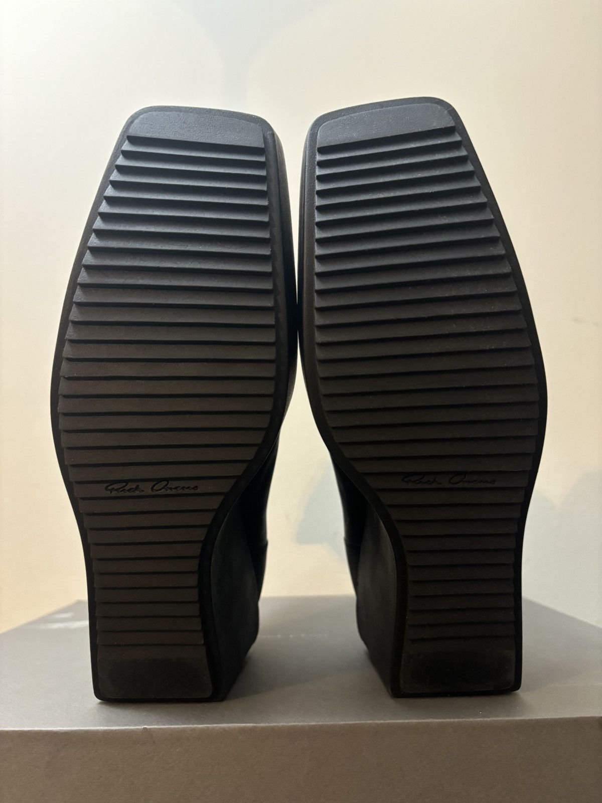 Rick Owens Rick Owens Hollywood Sliver Heeled Platform Beatle Boots Size US 8 / EU 41 - 8 Thumbnail