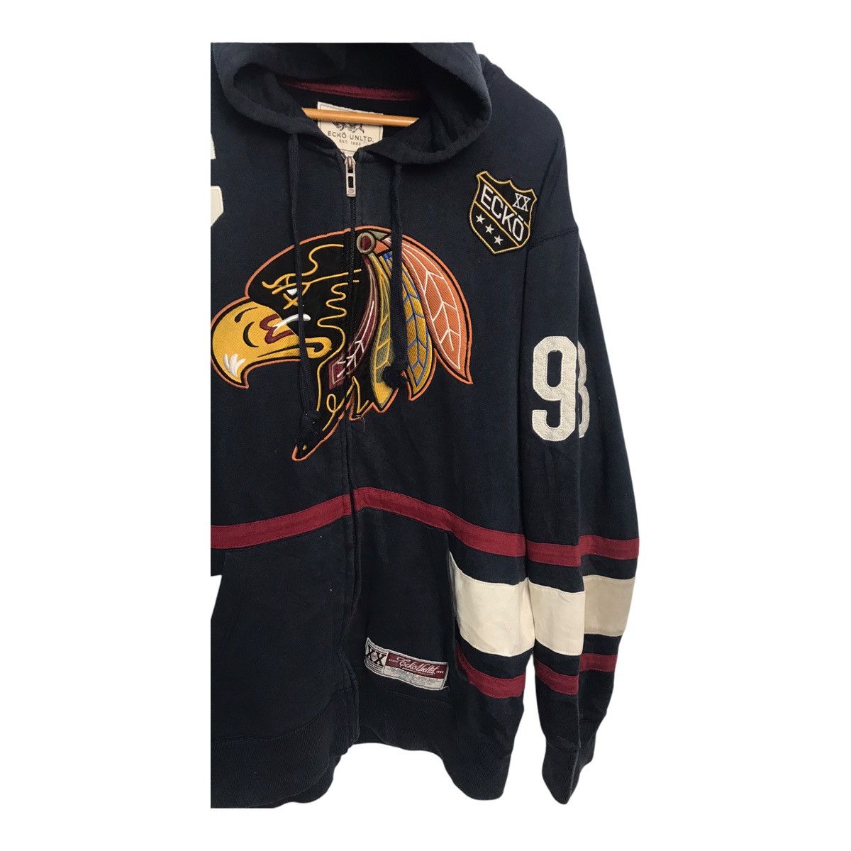 Ecko Unltd. × Vintage Echo Unltd Embroidered Hoodie Jacket Size US XL / EU 56 / 4 - 3 Thumbnail