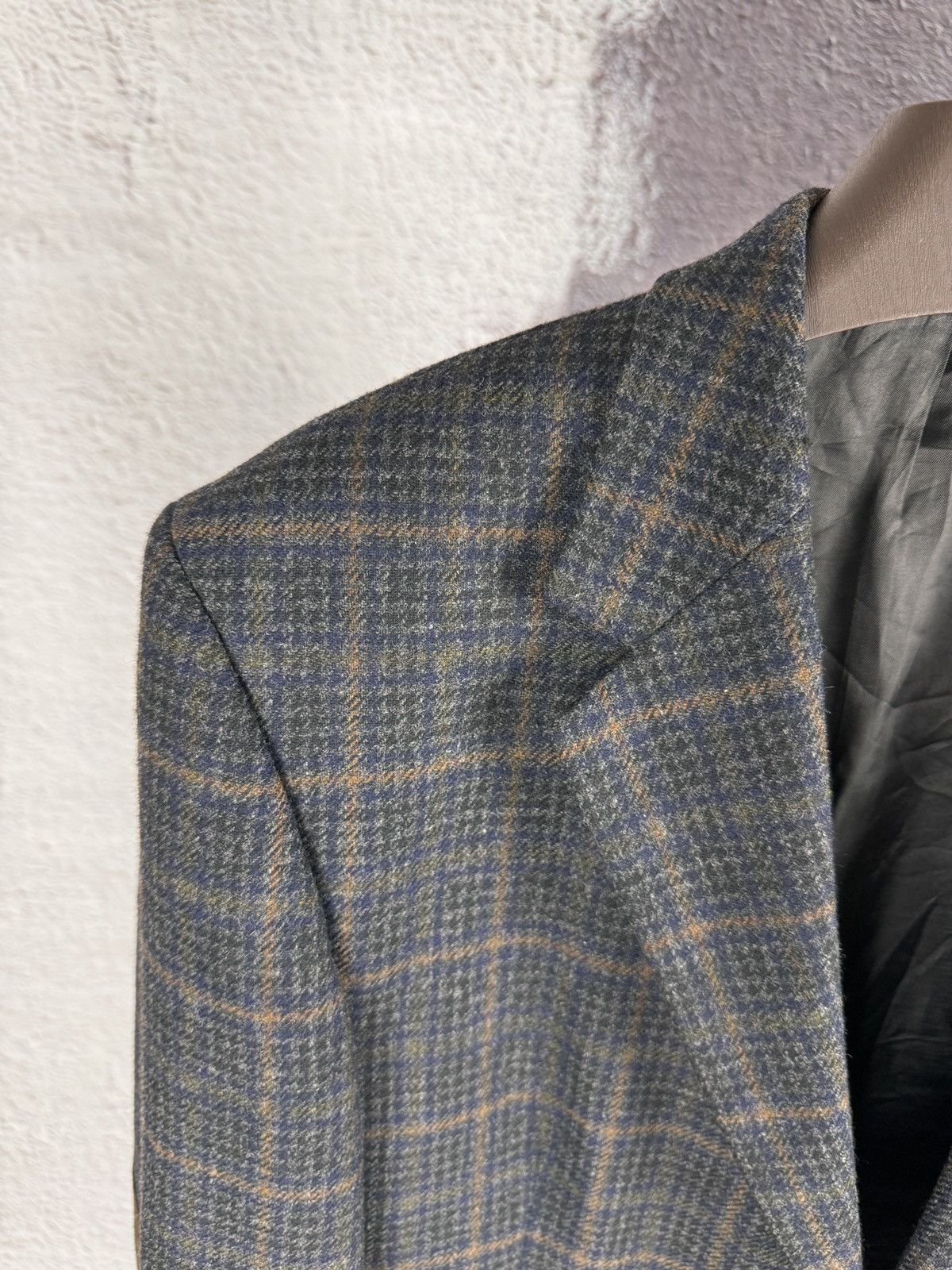 Other Frank Radloff vintage checkered tweed 2 button blazer Size 42R - 8 Thumbnail
