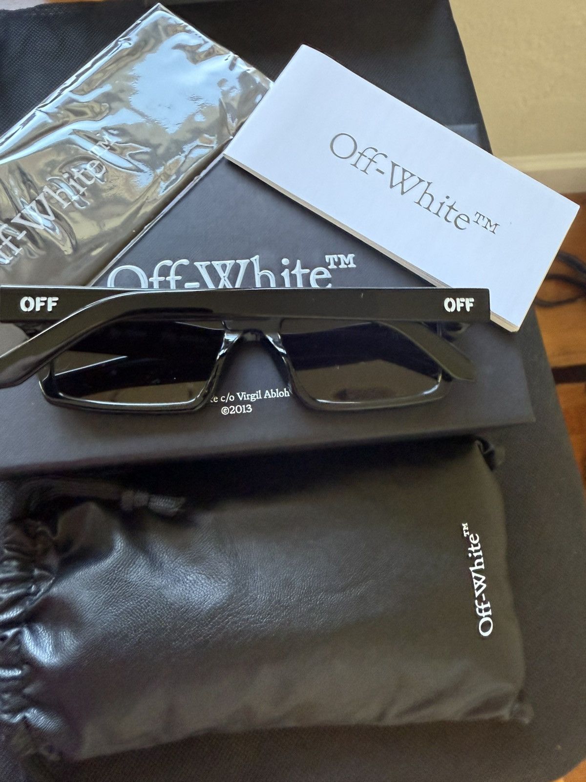 Off-White Off White Black Warren Sunglasses Size ONE SIZE - 3 Thumbnail