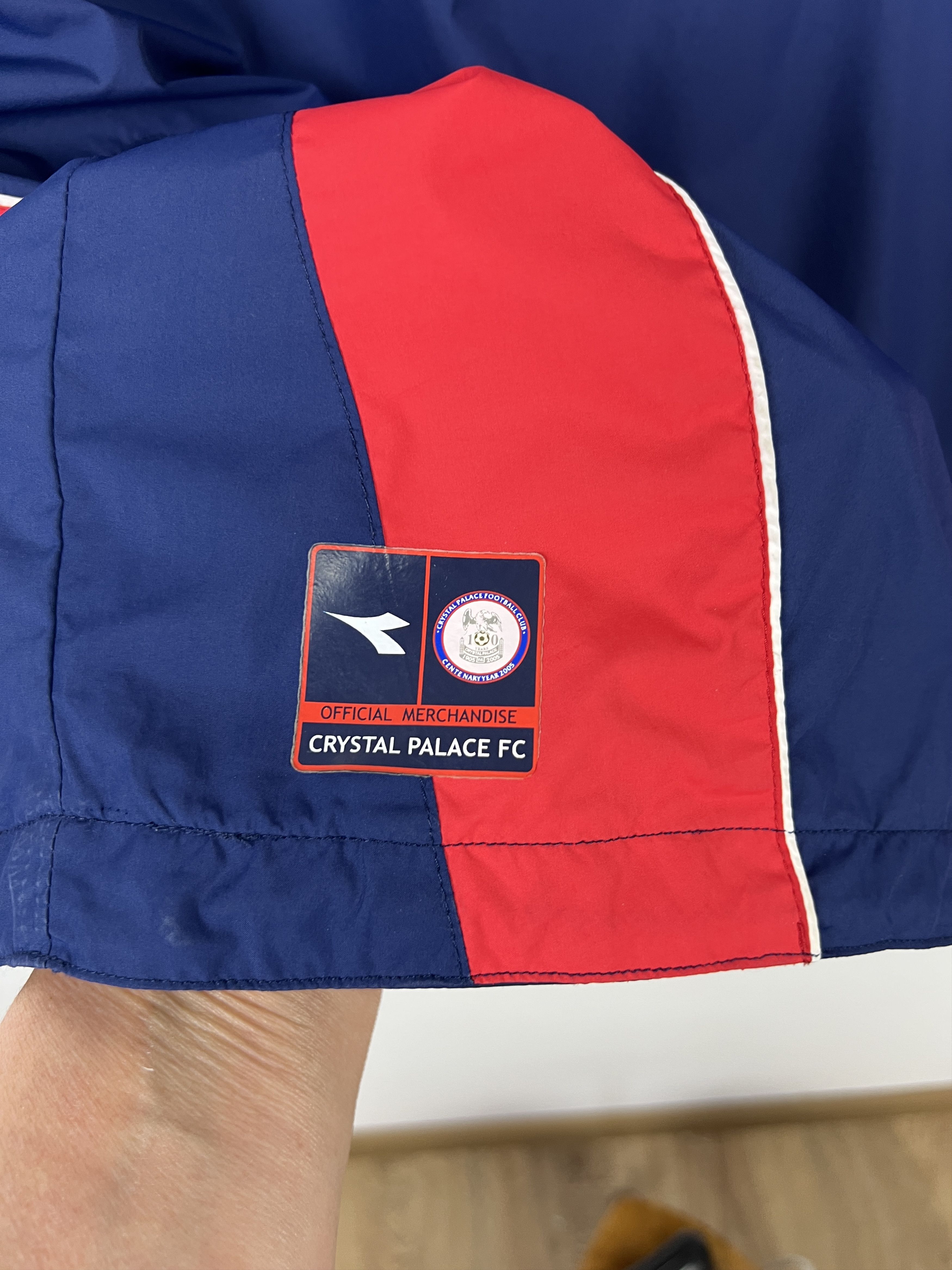 Diadora Vintage Diadora Crystal Palace Football Jacket Soccer Size US XL / EU 56 / 4 - 4 Thumbnail