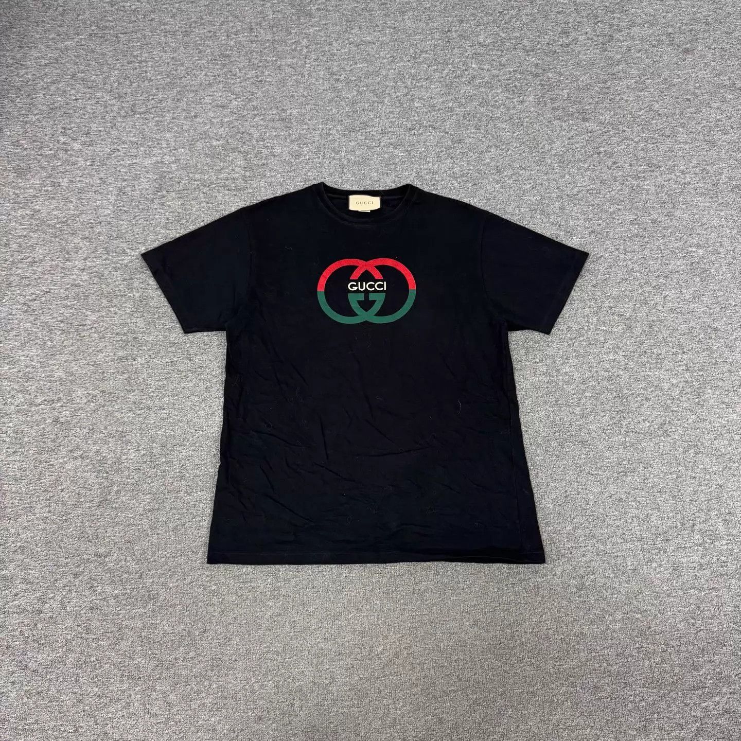Gucci Gucci Red Green GG Short Sleeve T-Shirt S Size US S / EU 44-46 / 1 - 1 Thumbnail
