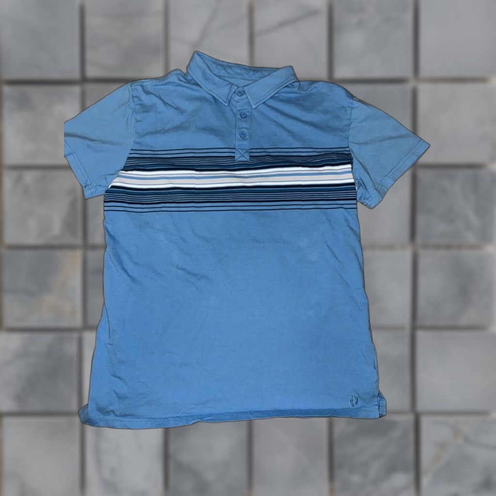 Hang Ten Hang Ten Polo Shirt Surfing Beach Summer Medium Blue Teal M Men Size US M / EU 48-50 / 2 - 1 Thumbnail