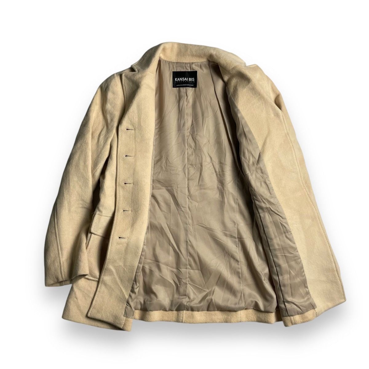 Japanese Brand × Kansai Yamamoto 🇯🇵 KANSAI BIS COLLECTION BY KANSAI SUPER STUDIO WOOL BLAZER Size L / US 10 / IT 46 - 3 Thumbnail