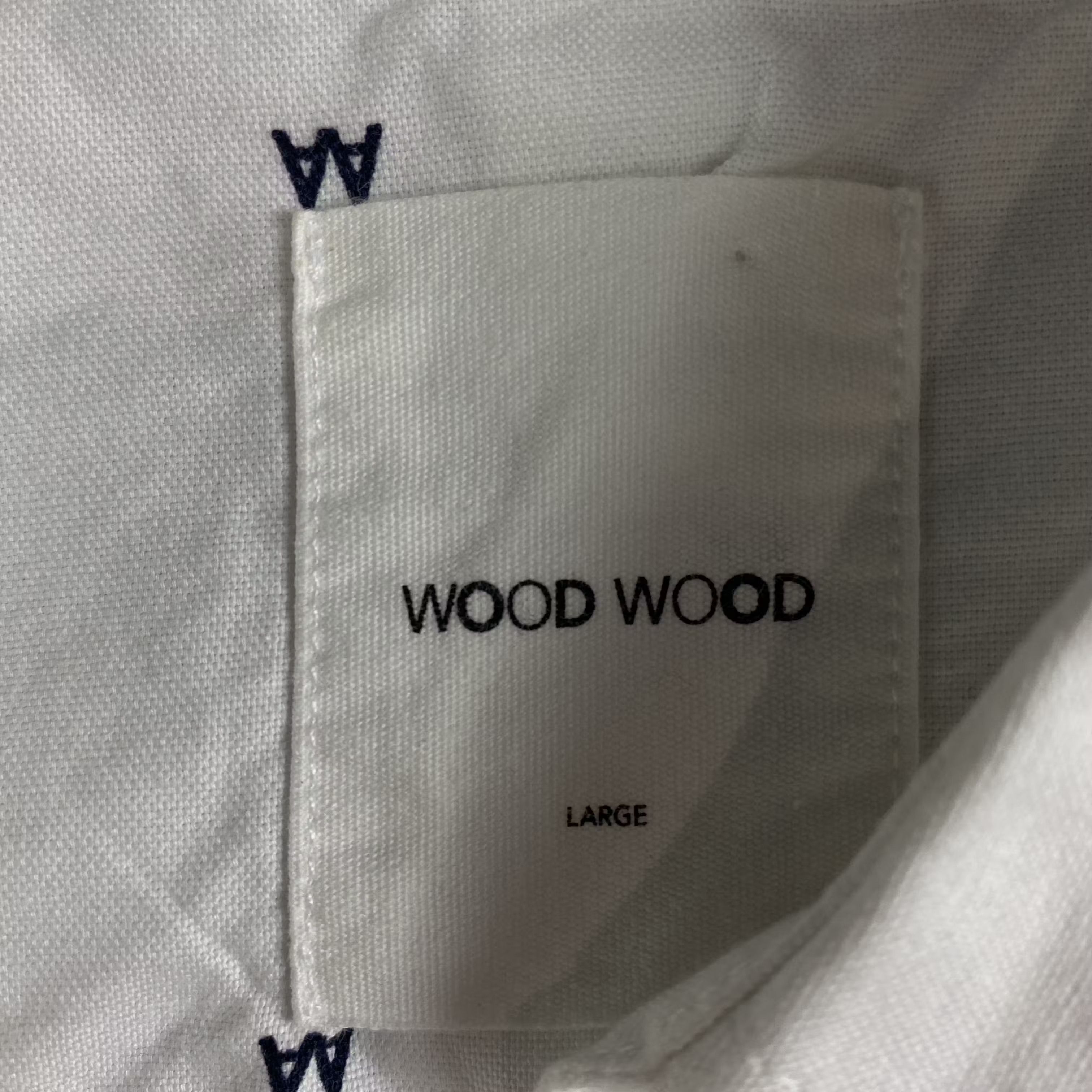 Wood Wood Mens Shirt Long Sleeve Wood Wood Monogram Size L Size US L / EU 52-54 / 3 - 4 Thumbnail