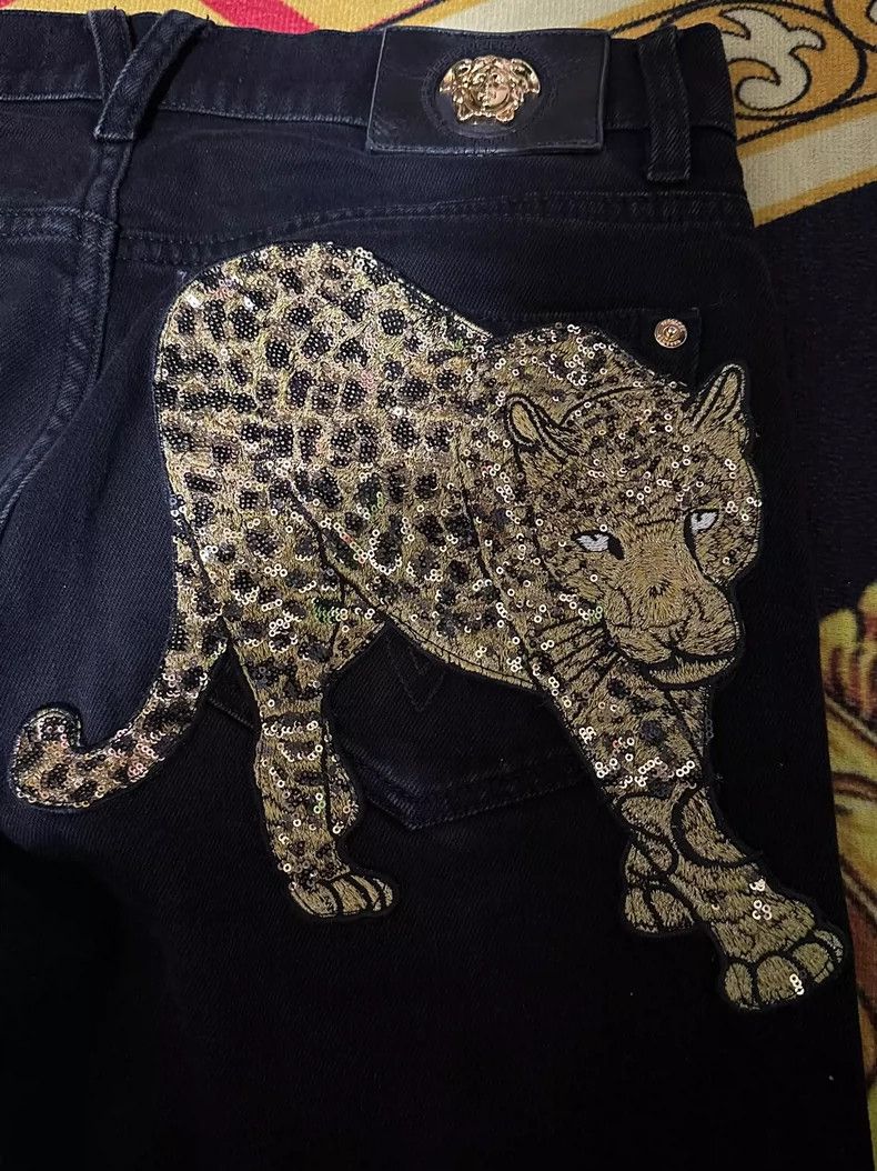 Versace Versace Indian leopard jeans Size 31" - 7 Thumbnail