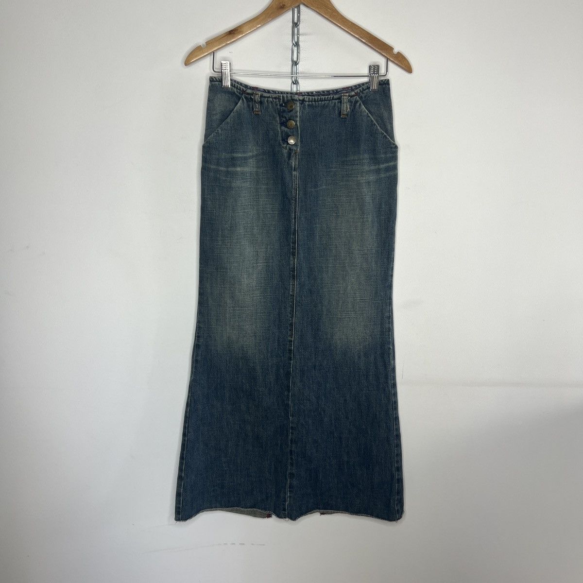 Miss Sixty Miss Sixty Denim Long Skirt Vintage Apparel Size 28" / US 6 / IT 42 - 2 Thumbnail