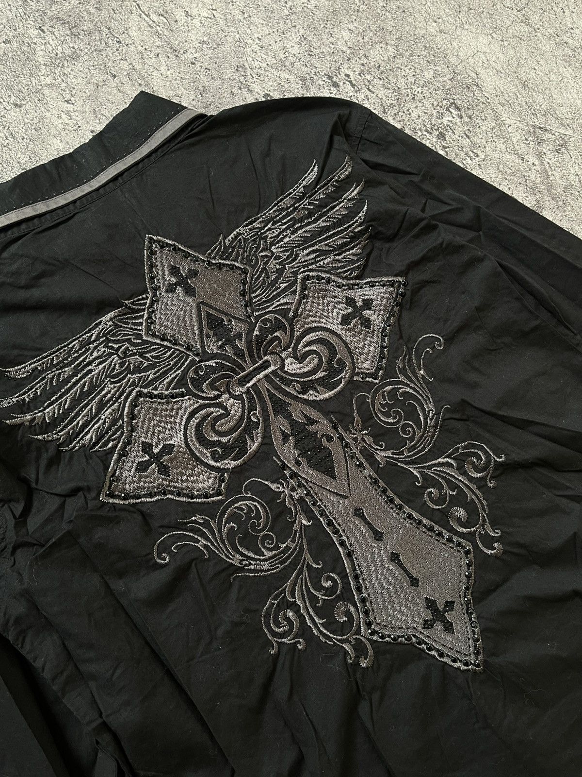 Japanese Brand Y2K Victorius Cross style ifsixwasnine shirt Size US M / EU 48-50 / 2 - 6 Thumbnail