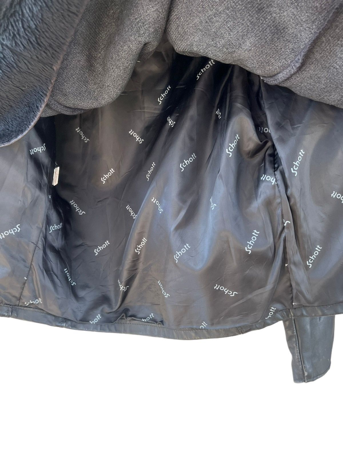 Schott Vintage Schott N.Y.C. Lined Black Leather Cafe Racer Jacket Size US M / EU 48-50 / 2 - 18 Thumbnail