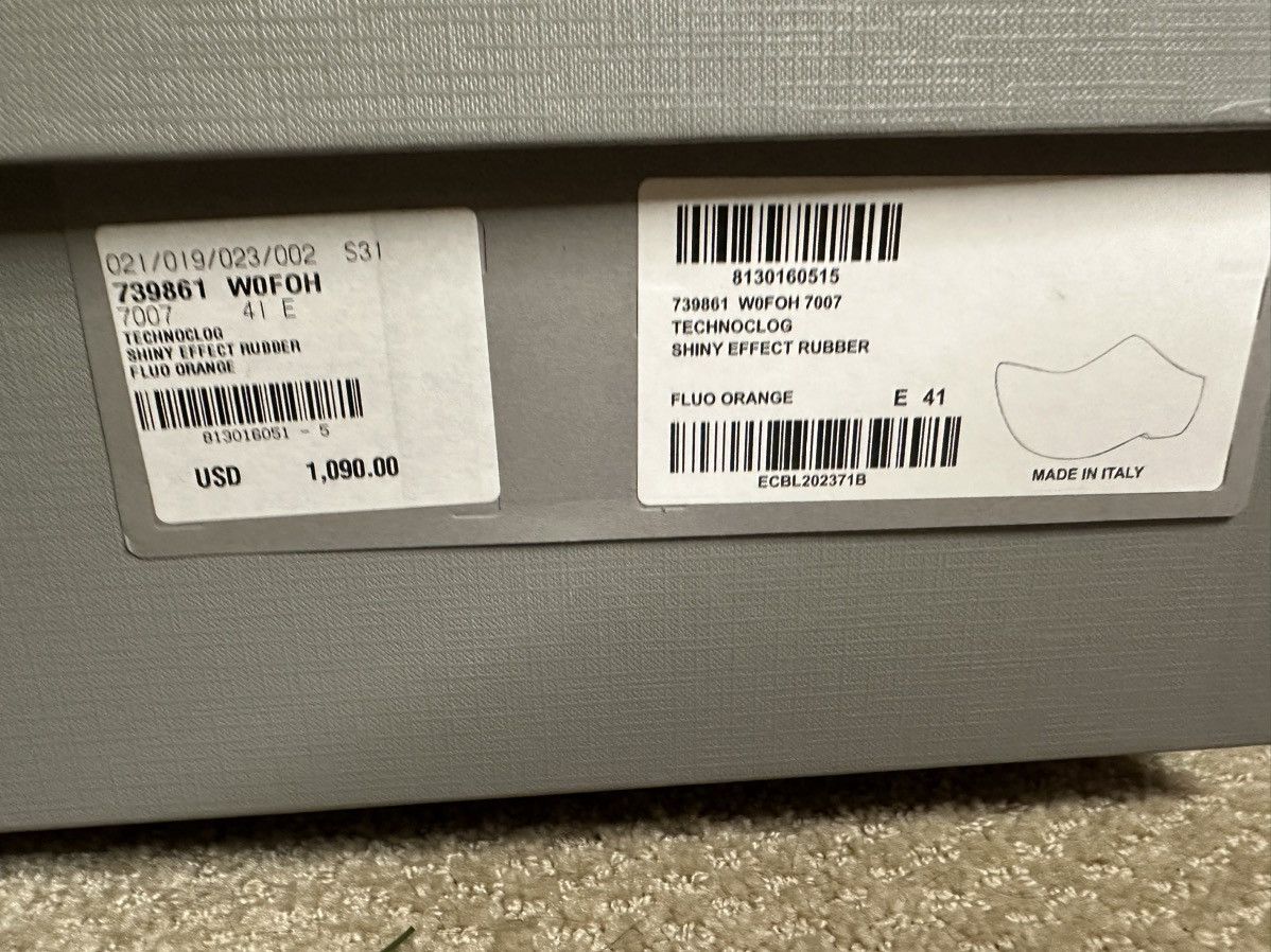 Balenciaga Balenciaga Technoclog neon orange mule size 41 Size US 8 / EU 41 - 3 Thumbnail