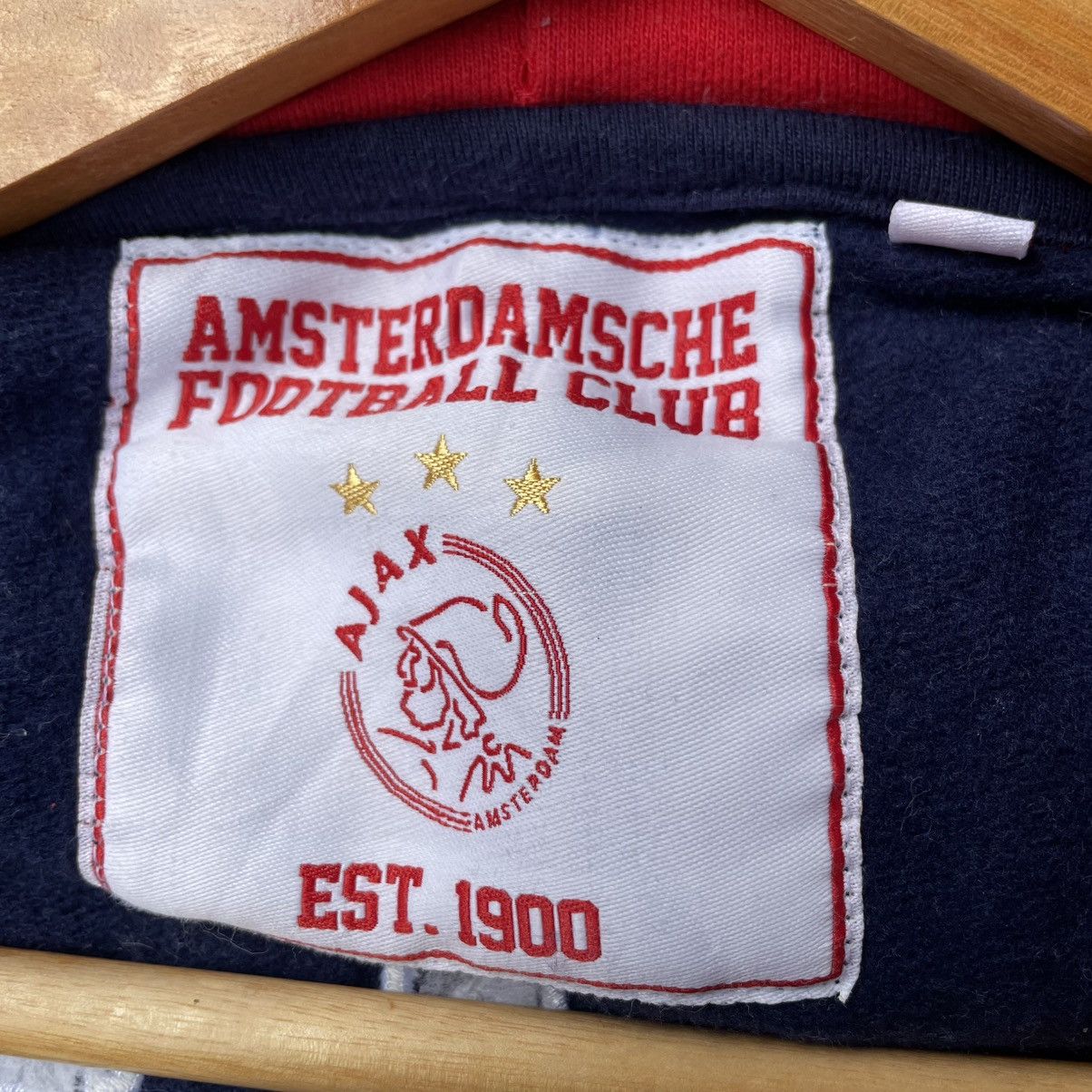 Vintage 🔥Official Licensed Ajax Amsterdam Full Zipper Sweater Hoodie Size US S / EU 44-46 / 1 - 13 Thumbnail