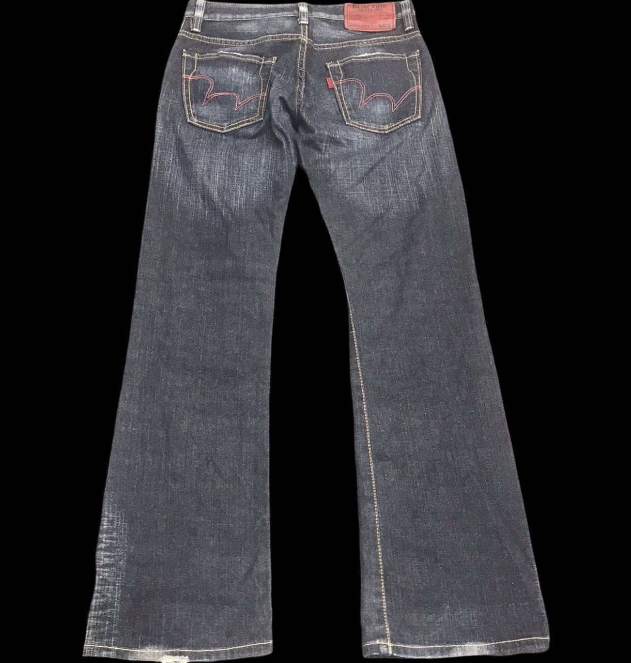 Edwin VERY RARE BOOTCUT EDWIN JAPAN BLUE TRIP JEANS Size US 30 / EU 46 - 2 Thumbnail