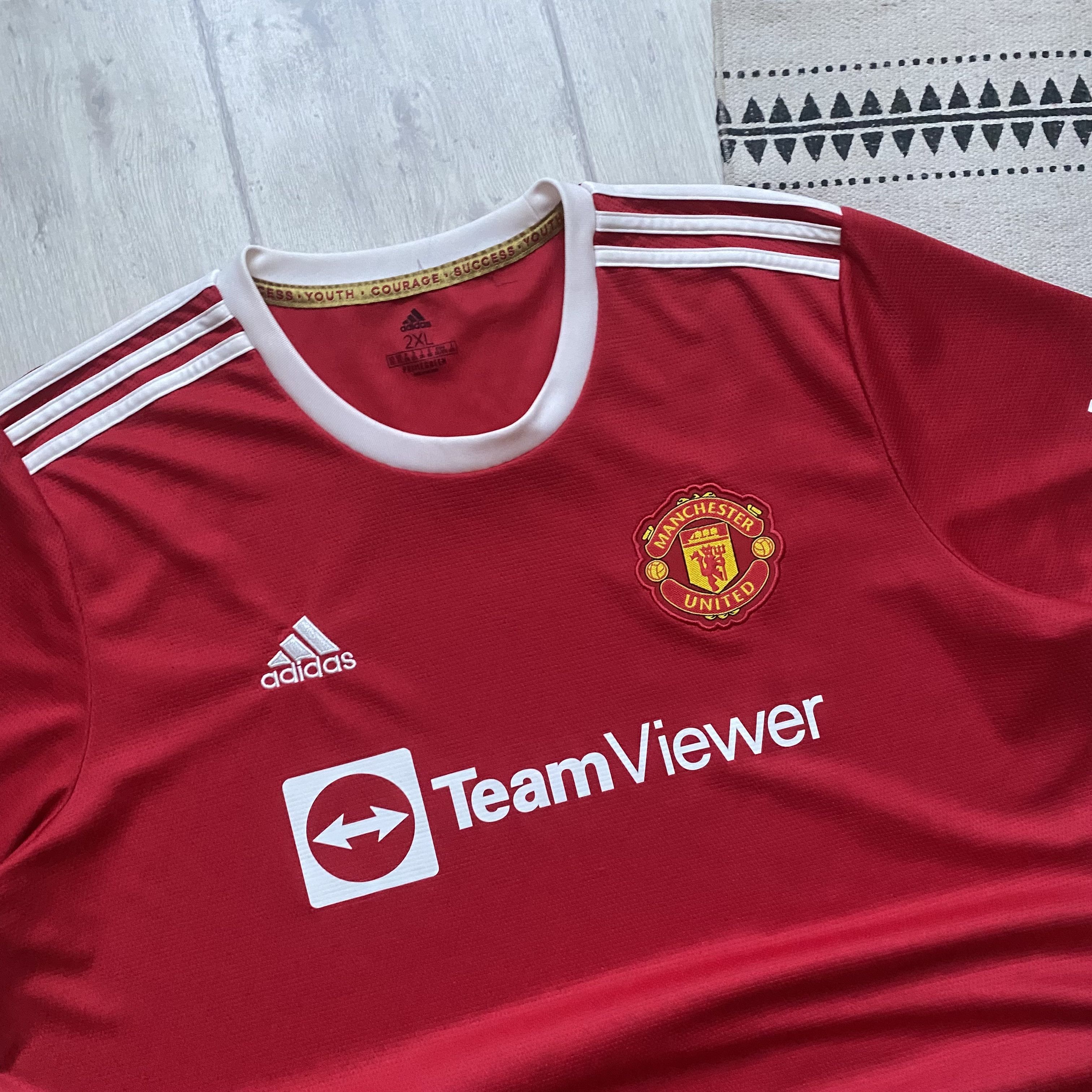 Adidas ⚽️ Blockore Adidas Manchester united jersey Soccer Drill Size US XXL / EU 58 / 5 - 2 Thumbnail
