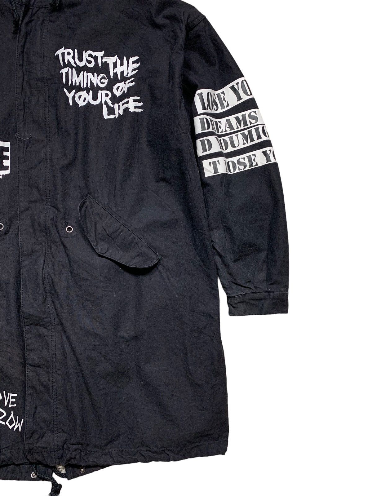 Japanese Brand Japanese Brand Jungle Storm Splash Parka Black Size US XL / EU 56 / 4 - 4 Thumbnail