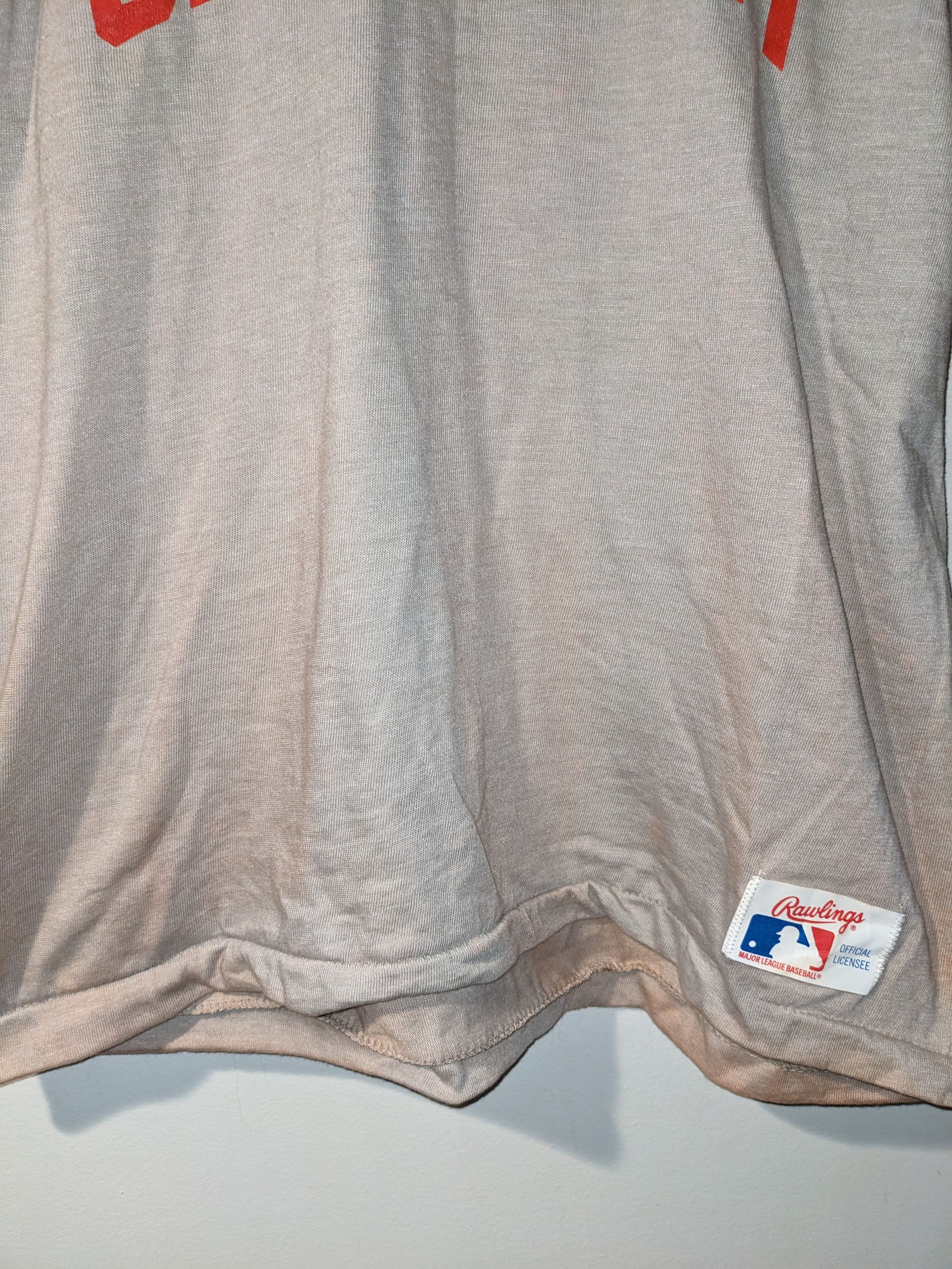 MLB × Vintage Vintage 80s Cincinnati Reds Rawlings YOUTH X-Large T-Shirt Size US XL / EU 56 / 4 - 8 Thumbnail