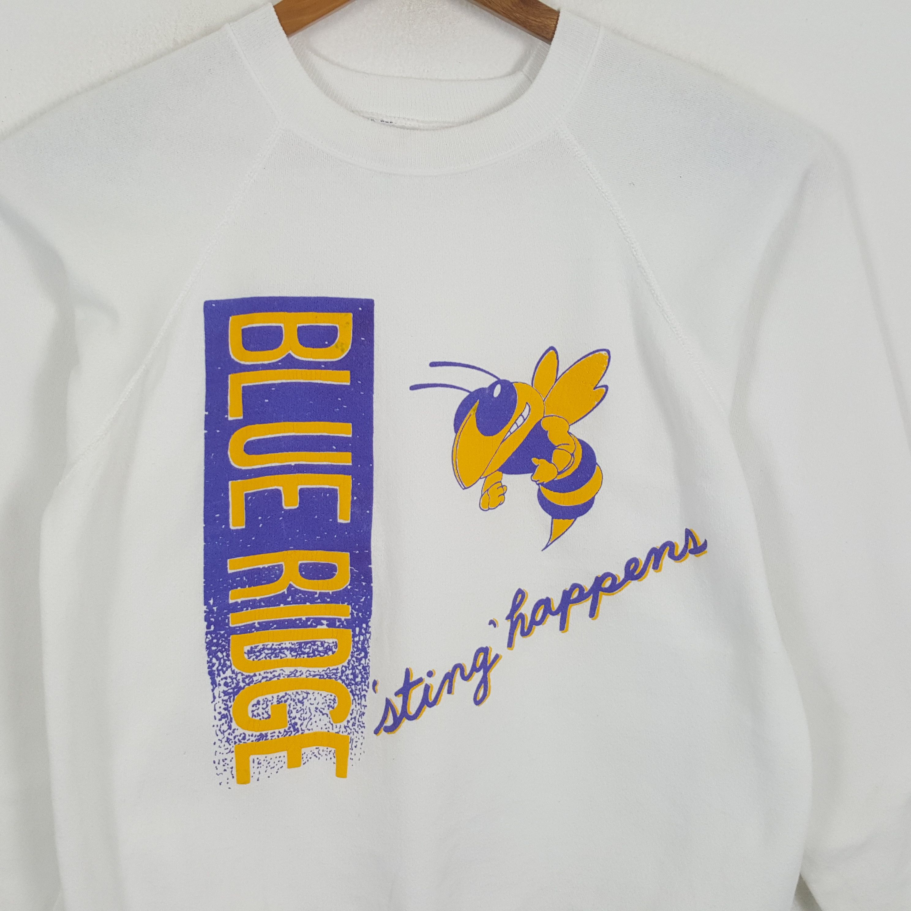 Vintage Vintage 90's BLUE RIDGE American Sports Style Sweatshirts Size US M / EU 48-50 / 2 - 2 Thumbnail