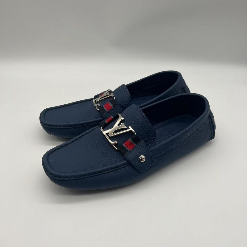 Louis Vuitton Classic Leather Casual Shoes in Black 0079