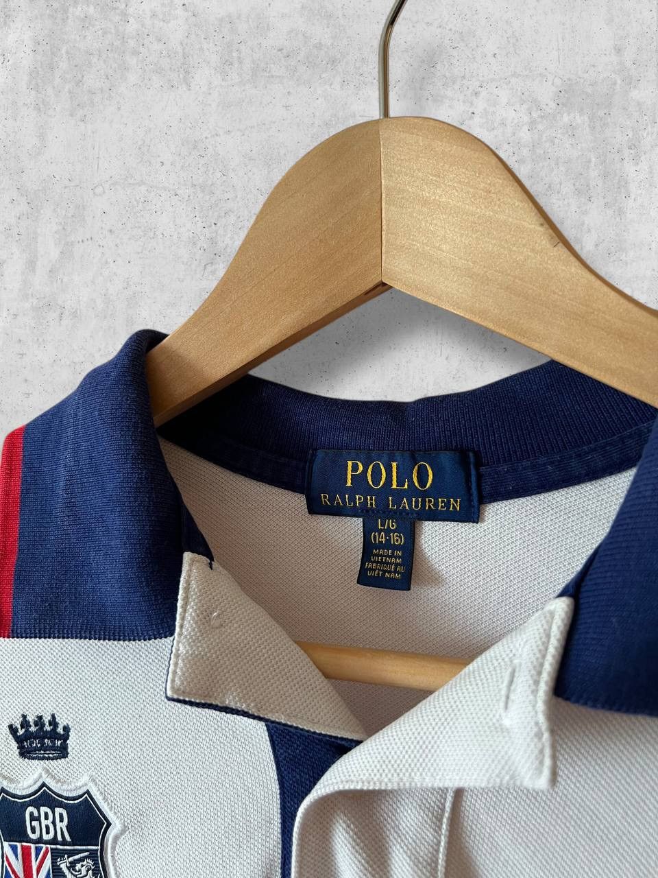 Polo Ralph Lauren Polo RL Ralph Lauren Great Britain GBR polo t shirt vintage Size US S / EU 44-46 / 1 - 5 Thumbnail