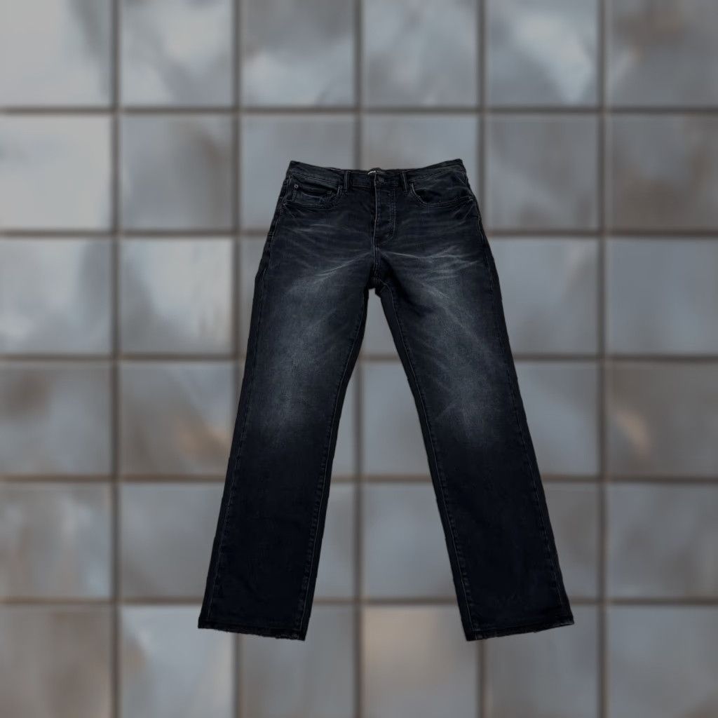J Brand Purple Brand Jeans Shirt Slim Straight Mid Rise Black 34x30 Mens Jeans Pants Size US 34 / EU 50 - 1 Thumbnail