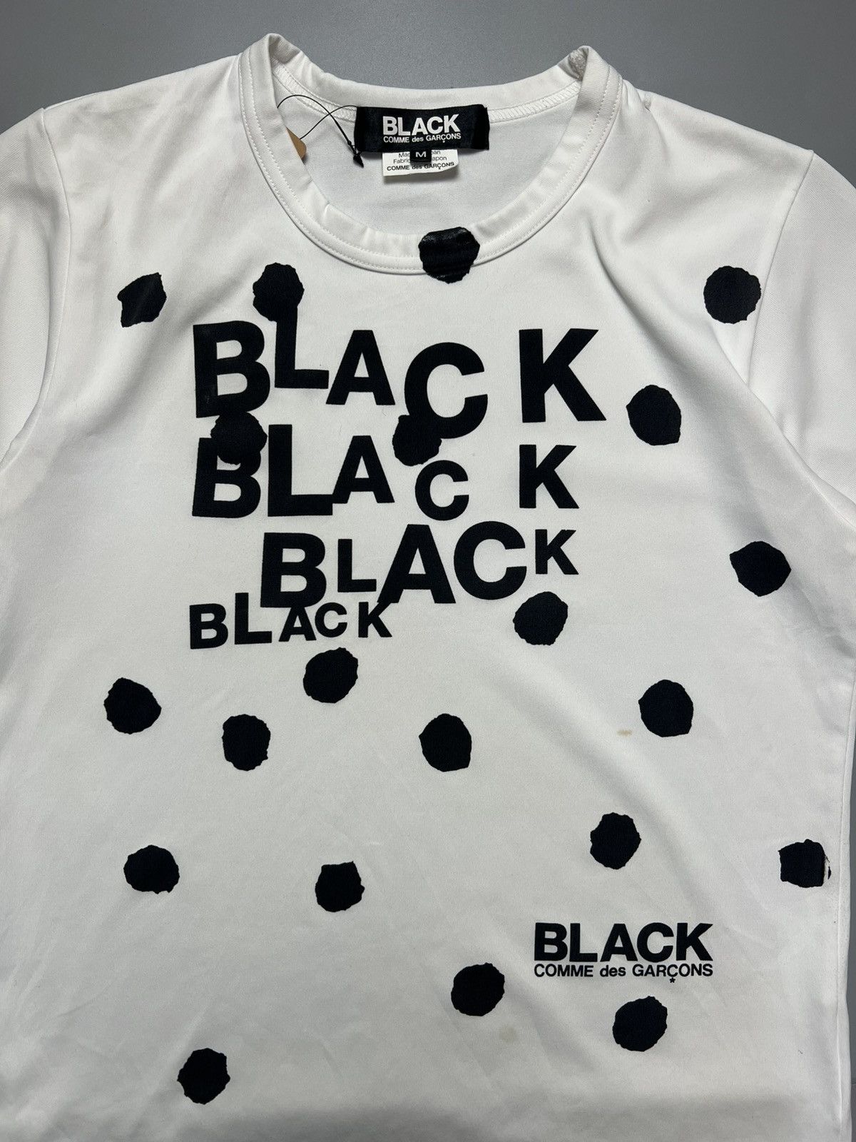 Comme des Garcons × Comme des Garcons Black × Vintage 2009' Black Comme Des Garcons Painter Tshirts Size US M / EU 48-50 / 2 - 4 Thumbnail