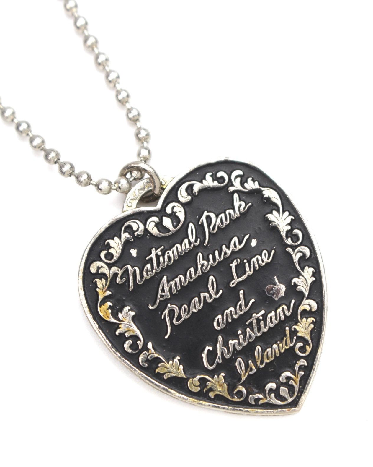 Hysteric Glamour 1967 AMAKUSA (天草) JAPAN "PEARL LINE" HEART SOUVENIR NECKLACE Size ONE SIZE - 3 Thumbnail