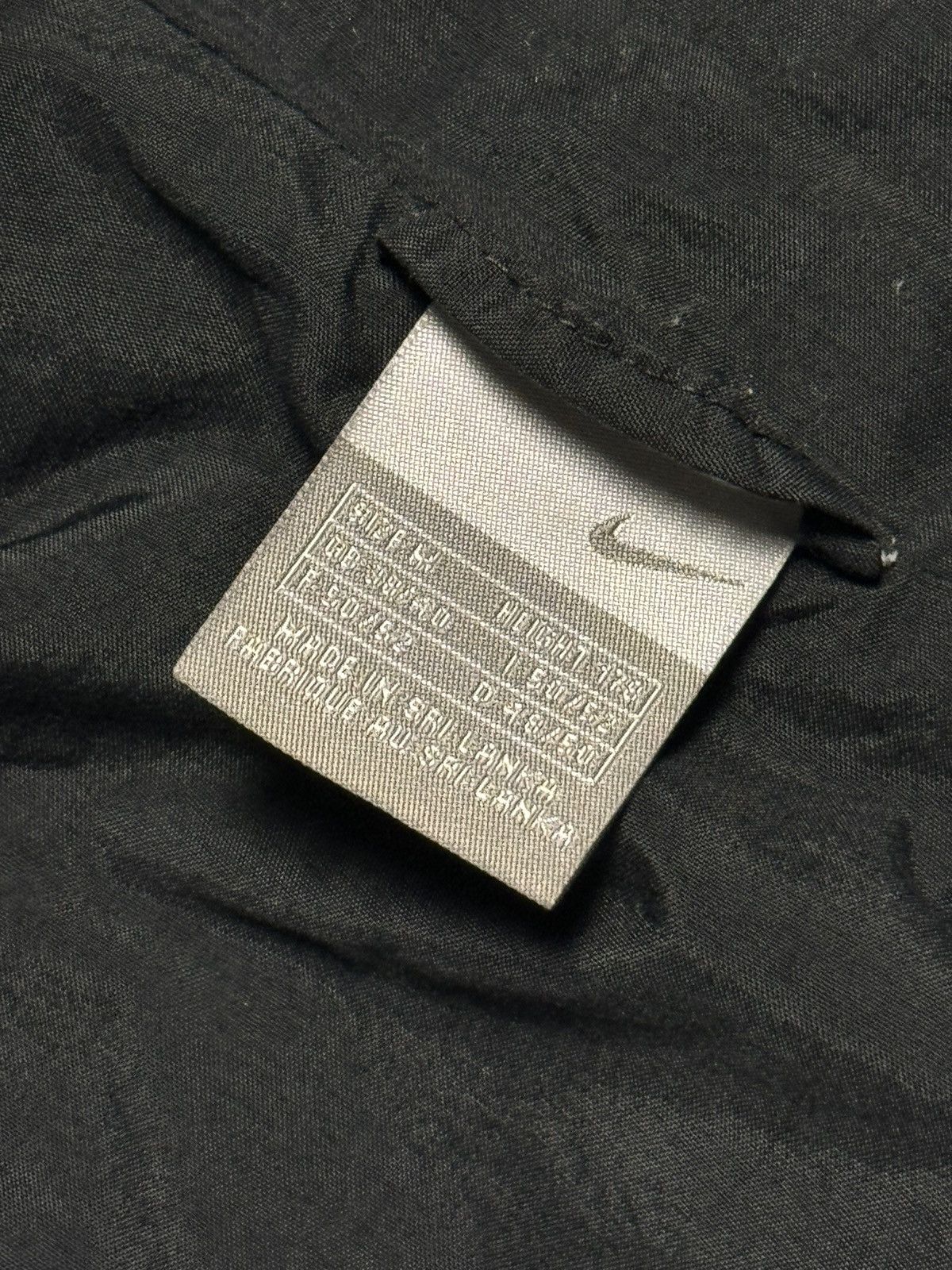 Nike × Vintage 00s Nike Vintage Mini Swoosh Oversize Drill Track Jacket Y2K Size US M / EU 48-50 / 2 - 6 Thumbnail