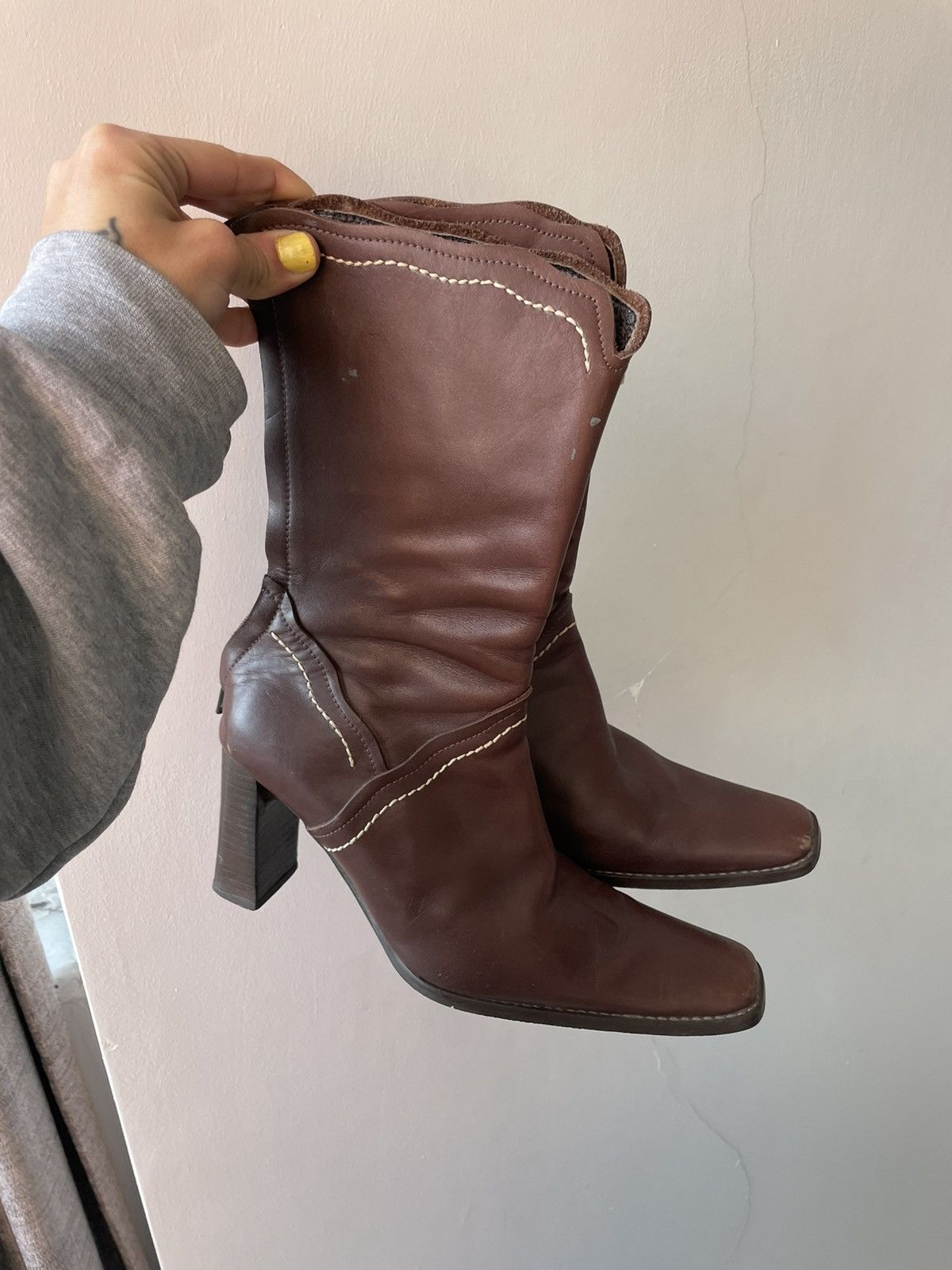 Vintage Vintage leather boots Size US 6.5 / IT 36.5 - 5 Thumbnail