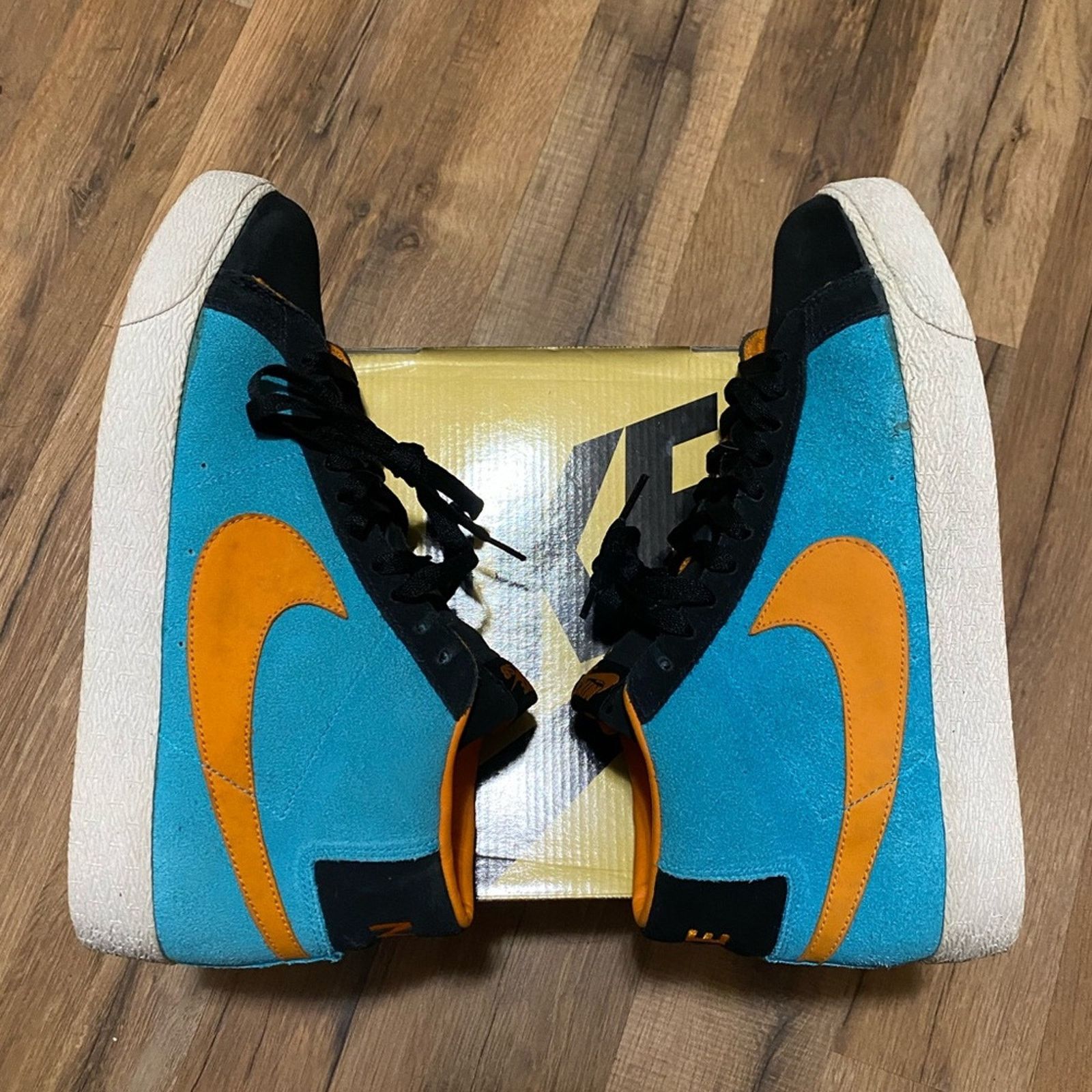 Nike 2007 Nike Blazer SB Chlorine Blue Bright Ceramic Size US 10.5 / EU 43-44 - 1 Thumbnail