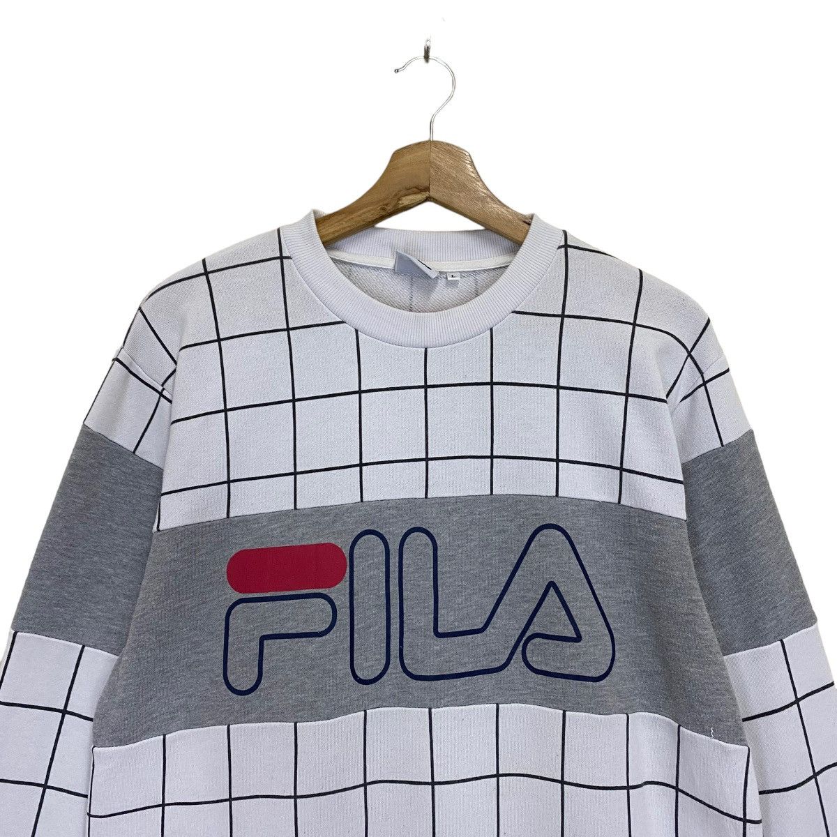 Fila Vintage Fila Big Logo Crewneck Sweatshirt Size M Size US M / EU 48-50 / 2 - 4 Thumbnail