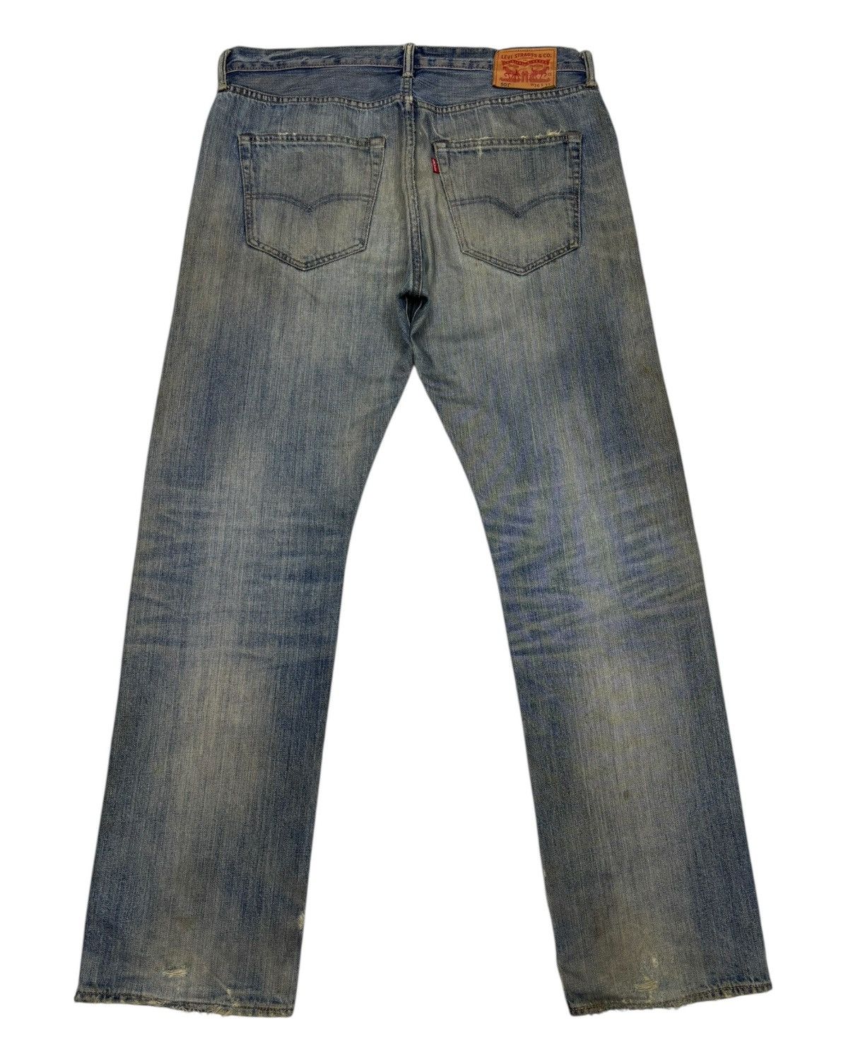 Levi's × Undercover 🔥LEVIS 501 THRASHED MUD WASH RUSTY DISTRESS UNDERCOVER STYLE Size US 36 / EU 52 - 8 Thumbnail