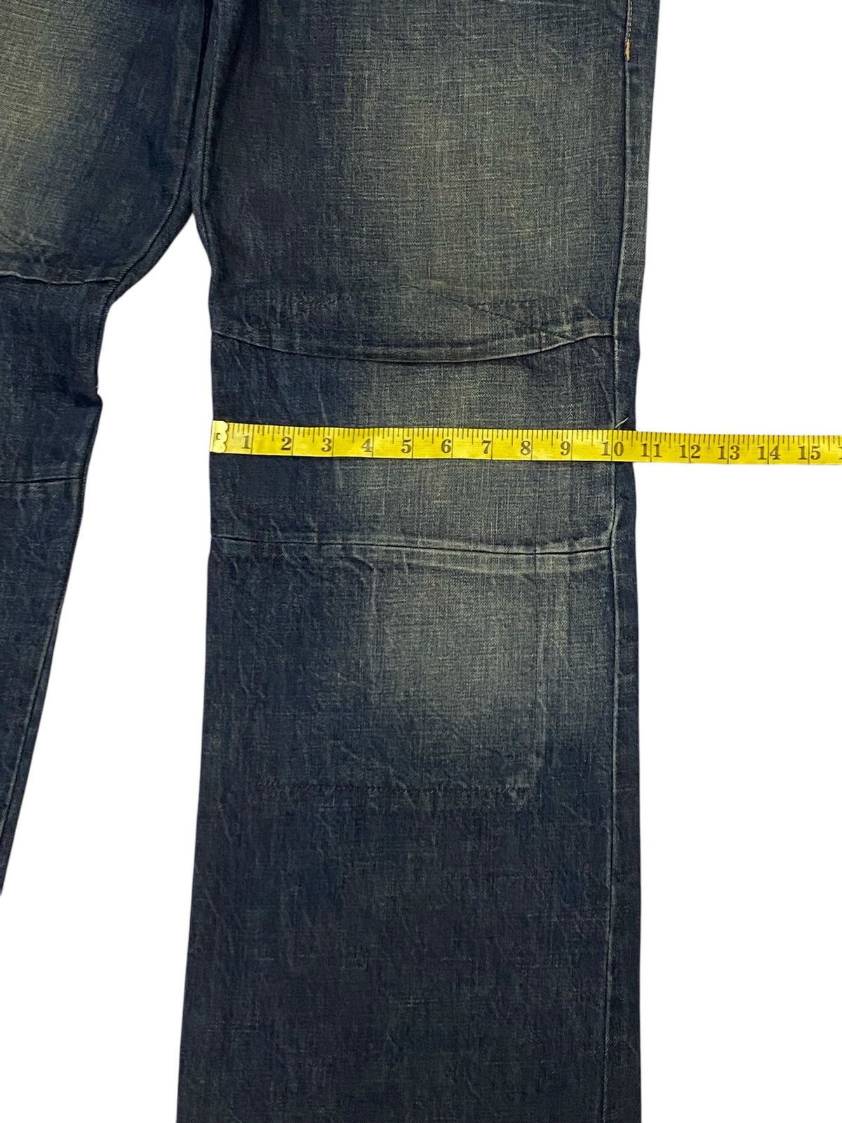 Marithe + Francois Girbaud Marithe Francois Girbaud Distressed Wide Leg Denim Pants Size US 36 / EU 52 - 20 Thumbnail