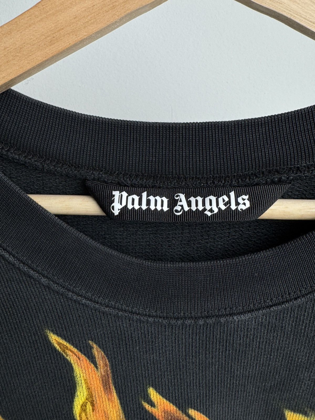 Palm Angels Burning monogram-print sweatshirt Size US M / EU 48-50 / 2 - 4 Thumbnail