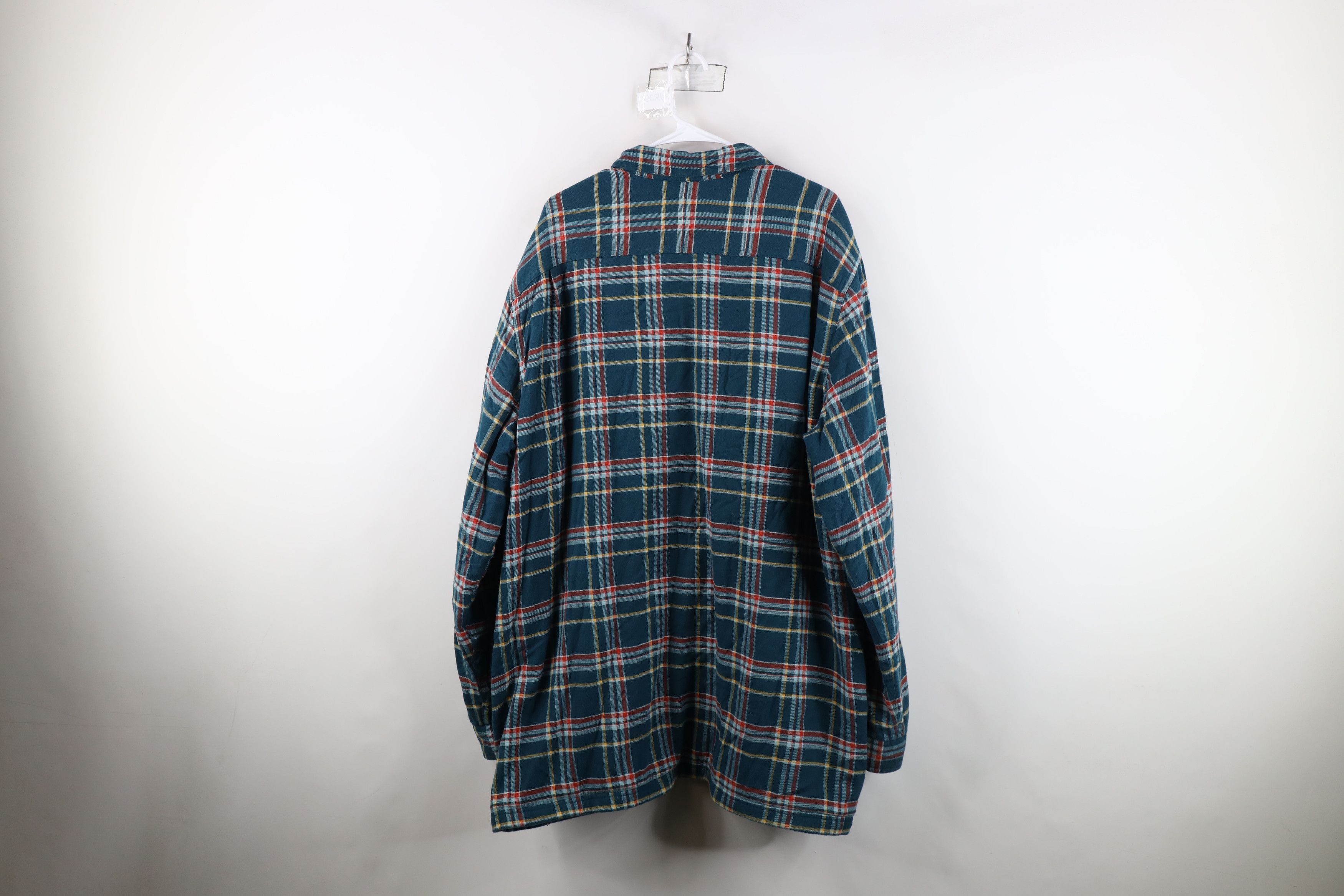 L.L. Bean Vintage LL Bean Lined Flannel Button Shirt Jacket Jac Shirt Size US XXL / EU 58 / 5 - 12 Thumbnail