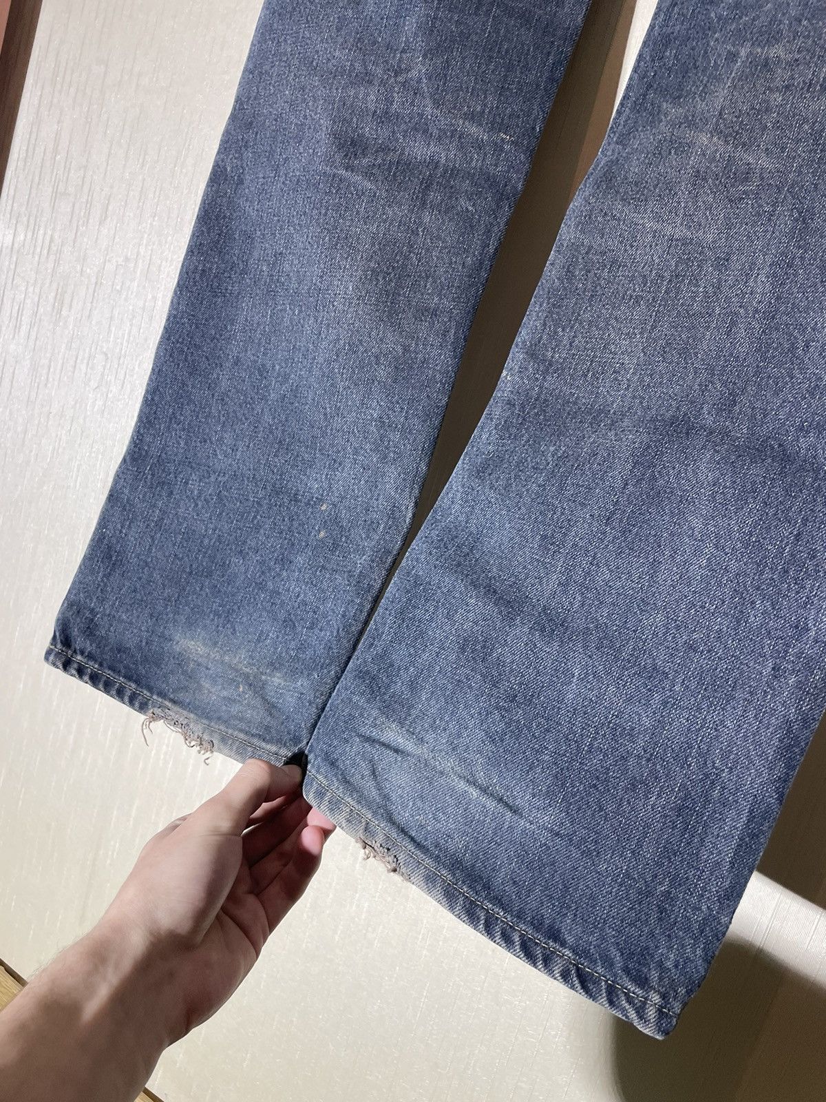 Armani × Japanese Brand × Vintage Armani Japanese vintage avantgarde denim jeans Size US 34 / EU 50 - 12 Thumbnail
