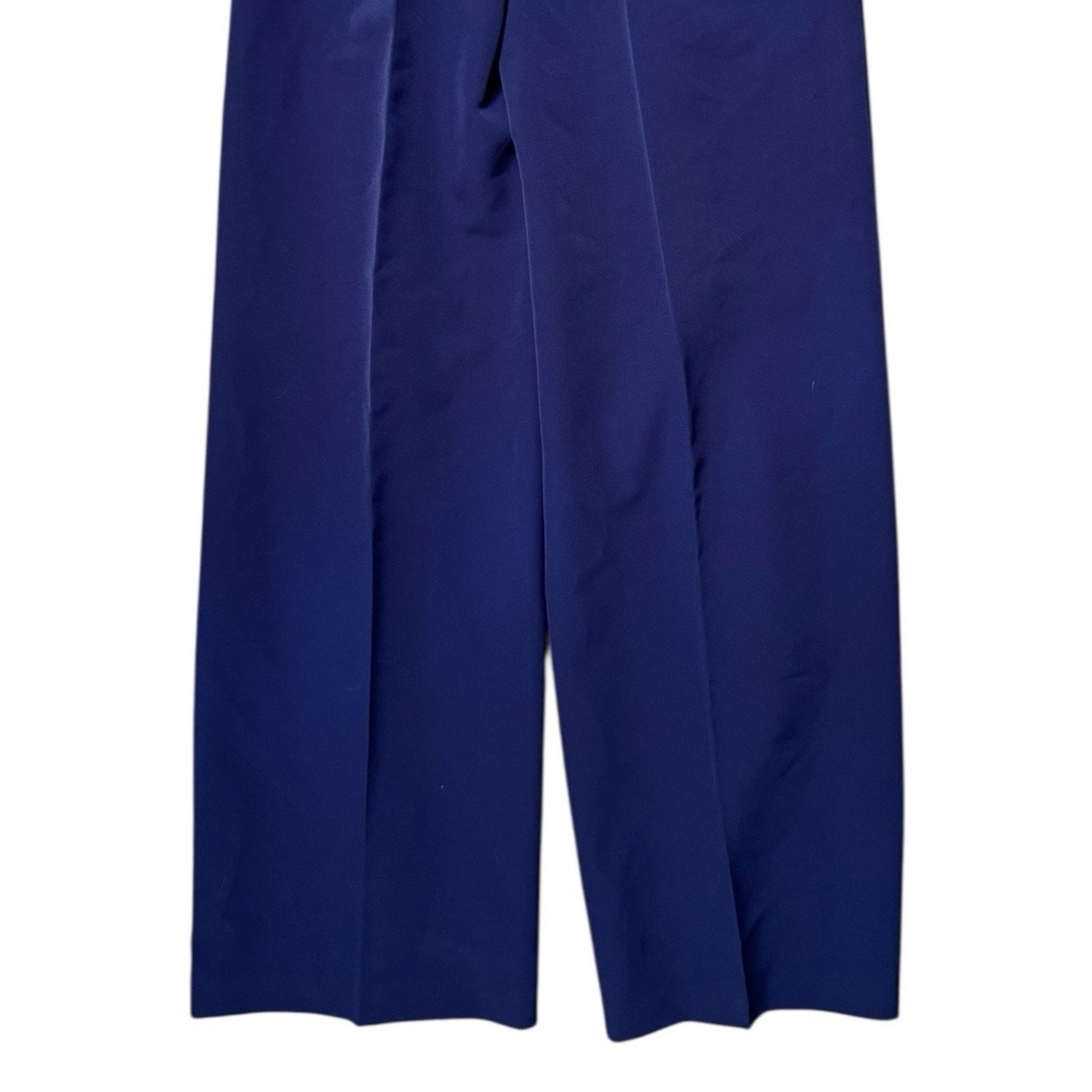 Other Mem.js YOOX NEW Blue Wide Leg Trouser Pants Size 4 Size 27" / US 4 / IT 40 - 6 Thumbnail