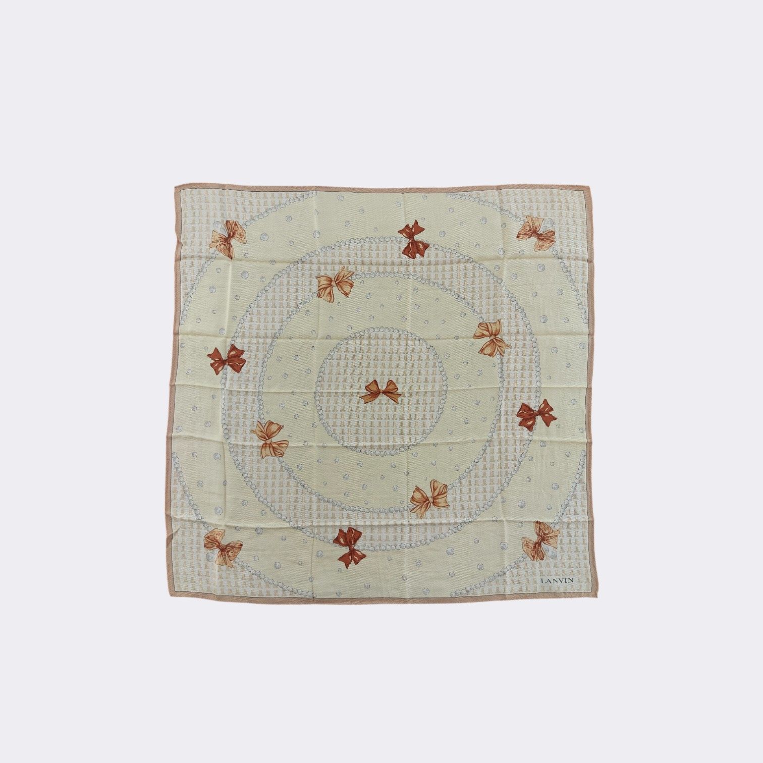 Lanvin × Vintage Vintage Lanvin Handkerchief Neckerchief Bandana H103A Size ONE SIZE - 2 Thumbnail