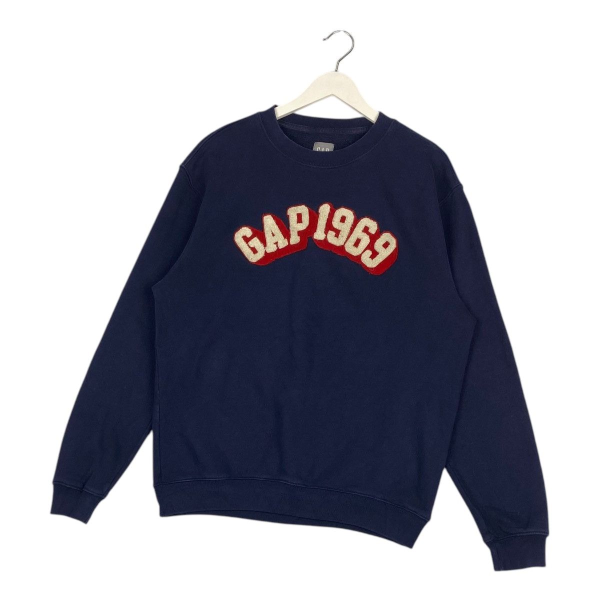 Gap × Vintage Vintage Gap Embroidered Crewneck Sweatshirt Navy Blue Size US S / EU 44-46 / 1 - 3 Thumbnail