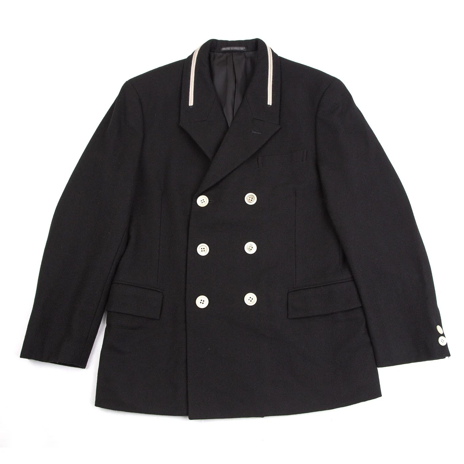 Yohji Yamamoto Yohji Yamamoto Fleece Wool Double Jacket Size US S / EU 44-46 / 1 - 1 Thumbnail