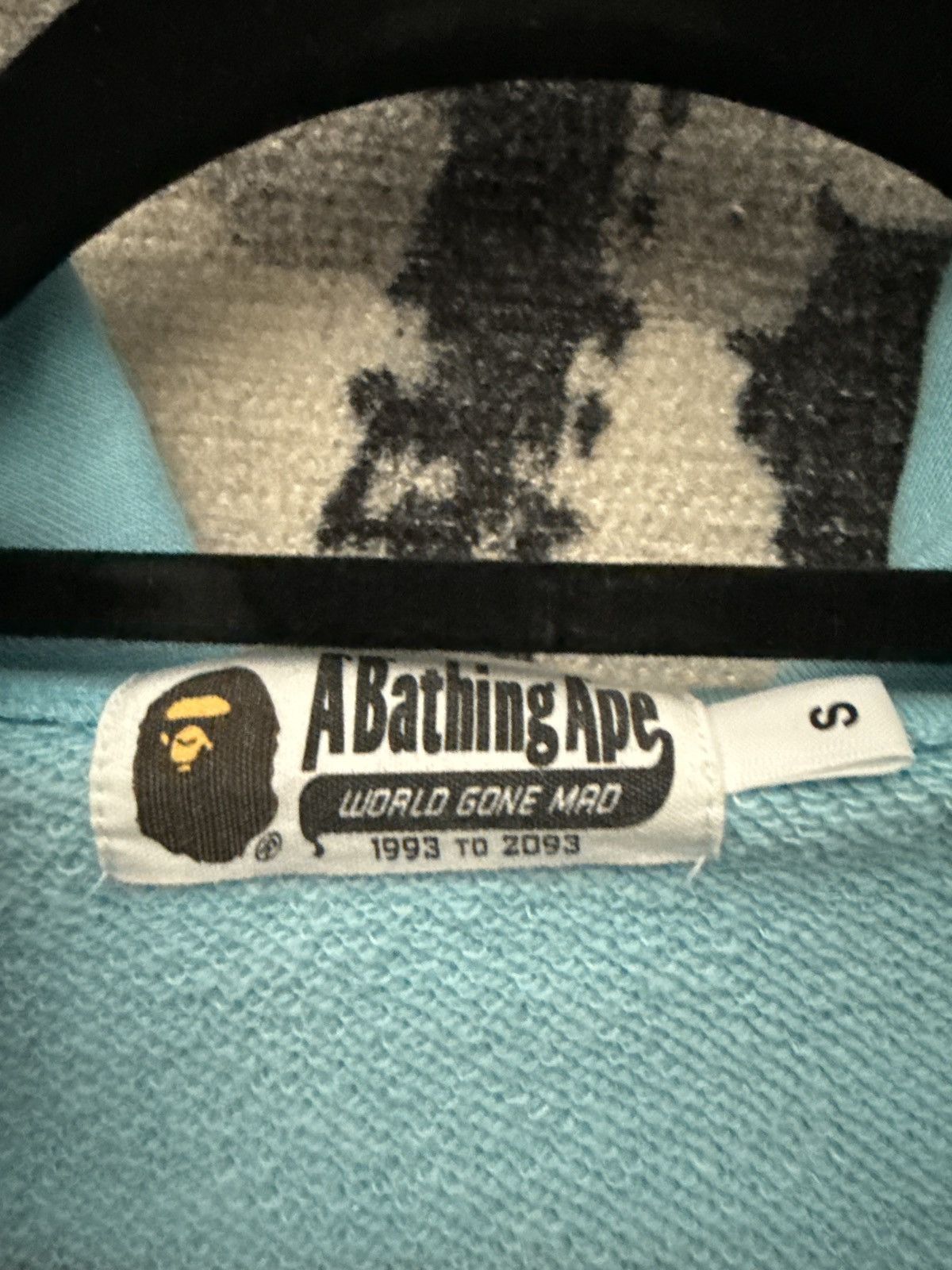 Bape Bape baby blue full zip up Size US S / EU 44-46 / 1 - 3 Thumbnail